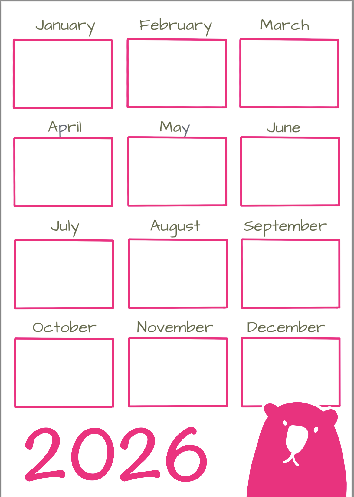 Brian and the Bears Journal Pages (PDF)