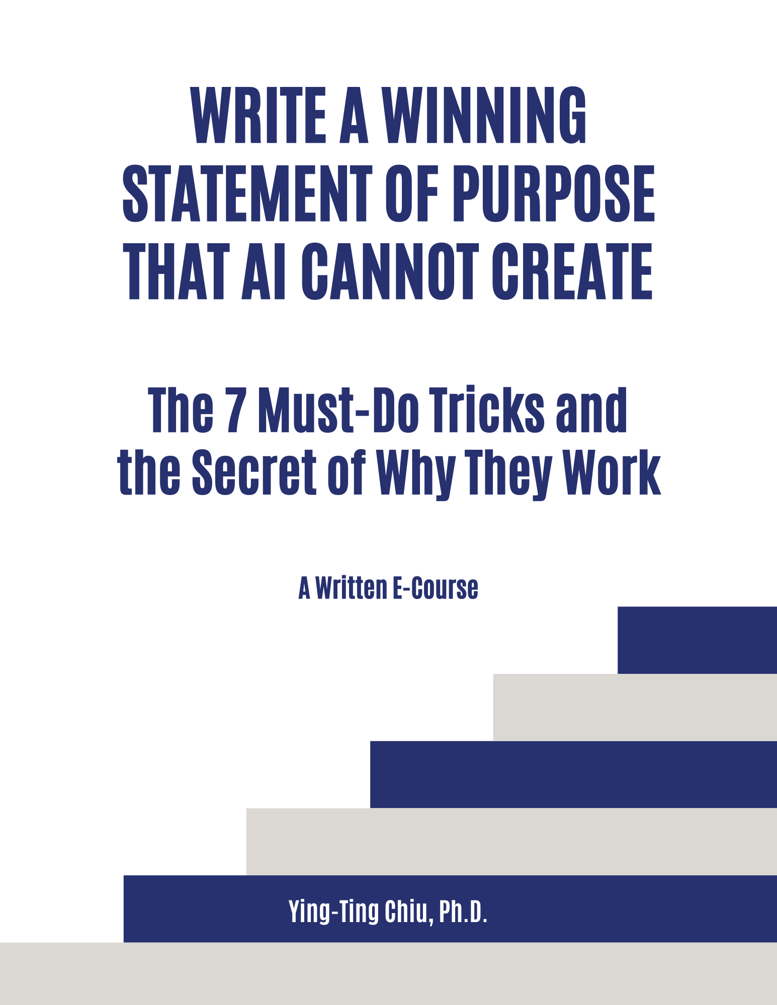 Write a Winning Statement of Purpose That AI Cannot Create