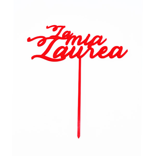 Cake Topper _  La Mia Laurea 