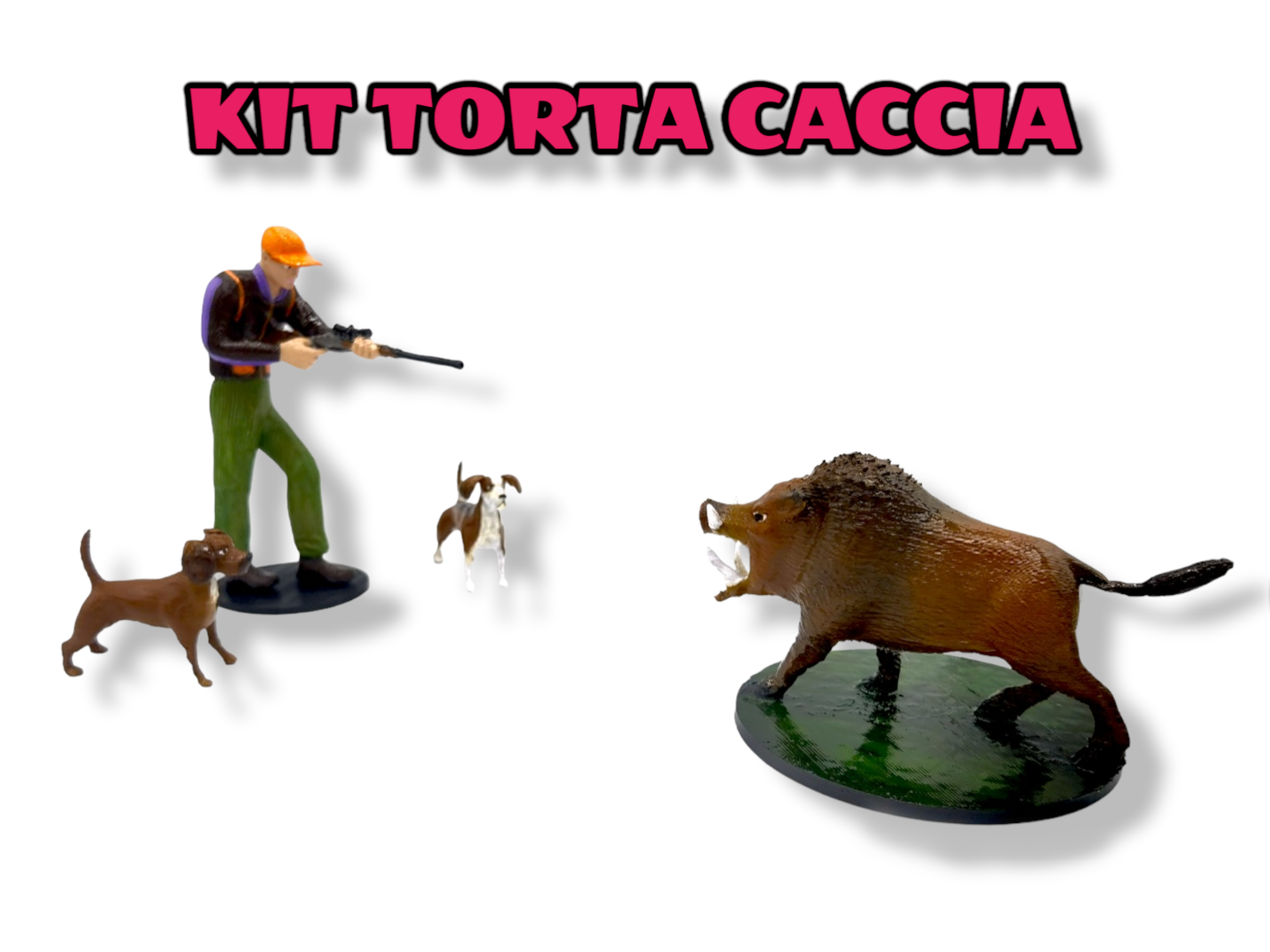 Kit Torta Caccia _ 4 PZ 