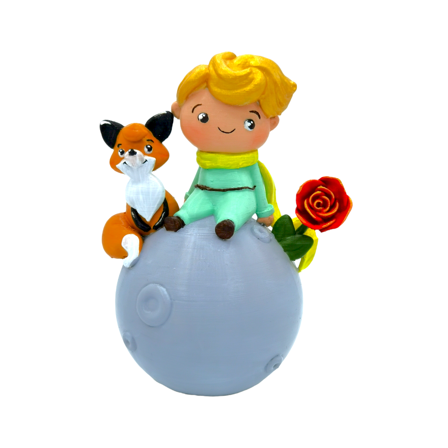 Piccolo principe su luna _ Cake topper