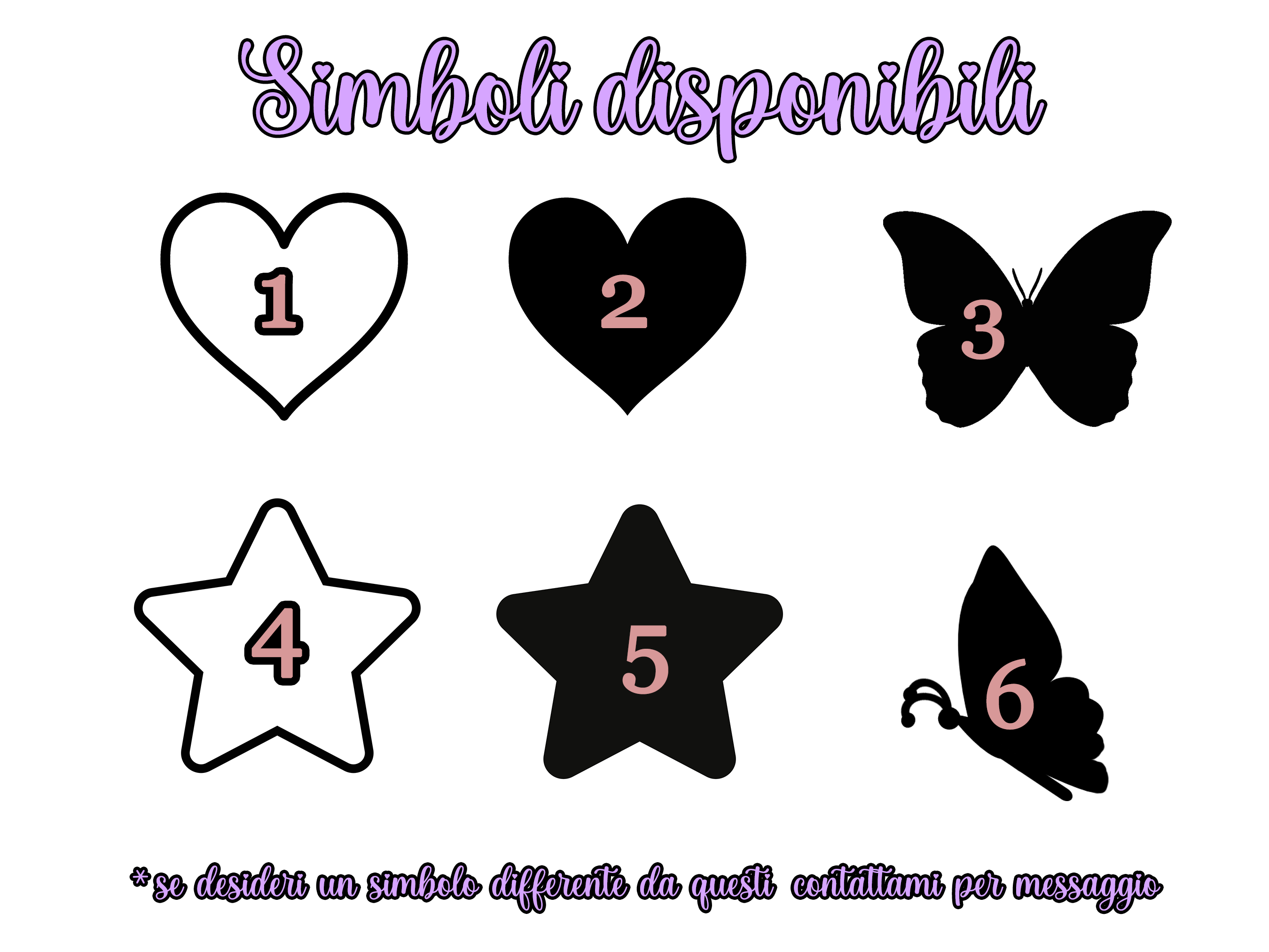 Nome 3D personalizzabile con simboli (max 3 simboli) per tavolo allestimento torta
