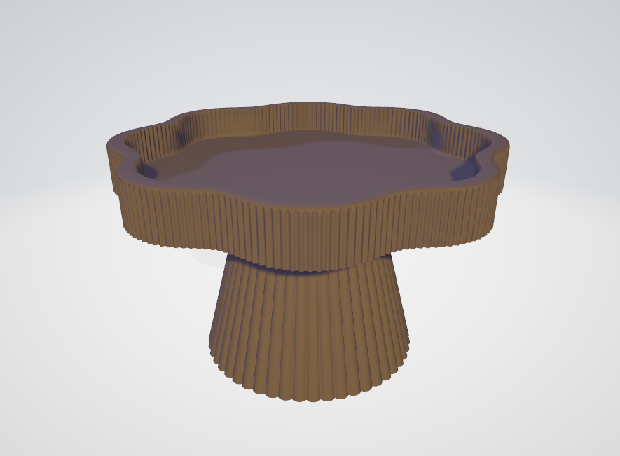 8 pz vassoi esagono - 2 pz vassoio fiore - 1 pz vassoio con alzatina