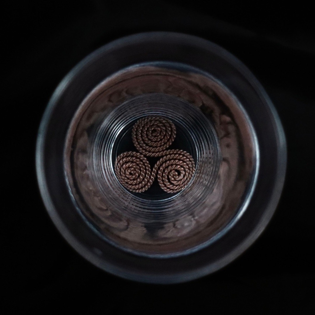 Ancient Copper Triskelion Energy Tool (Water Element)