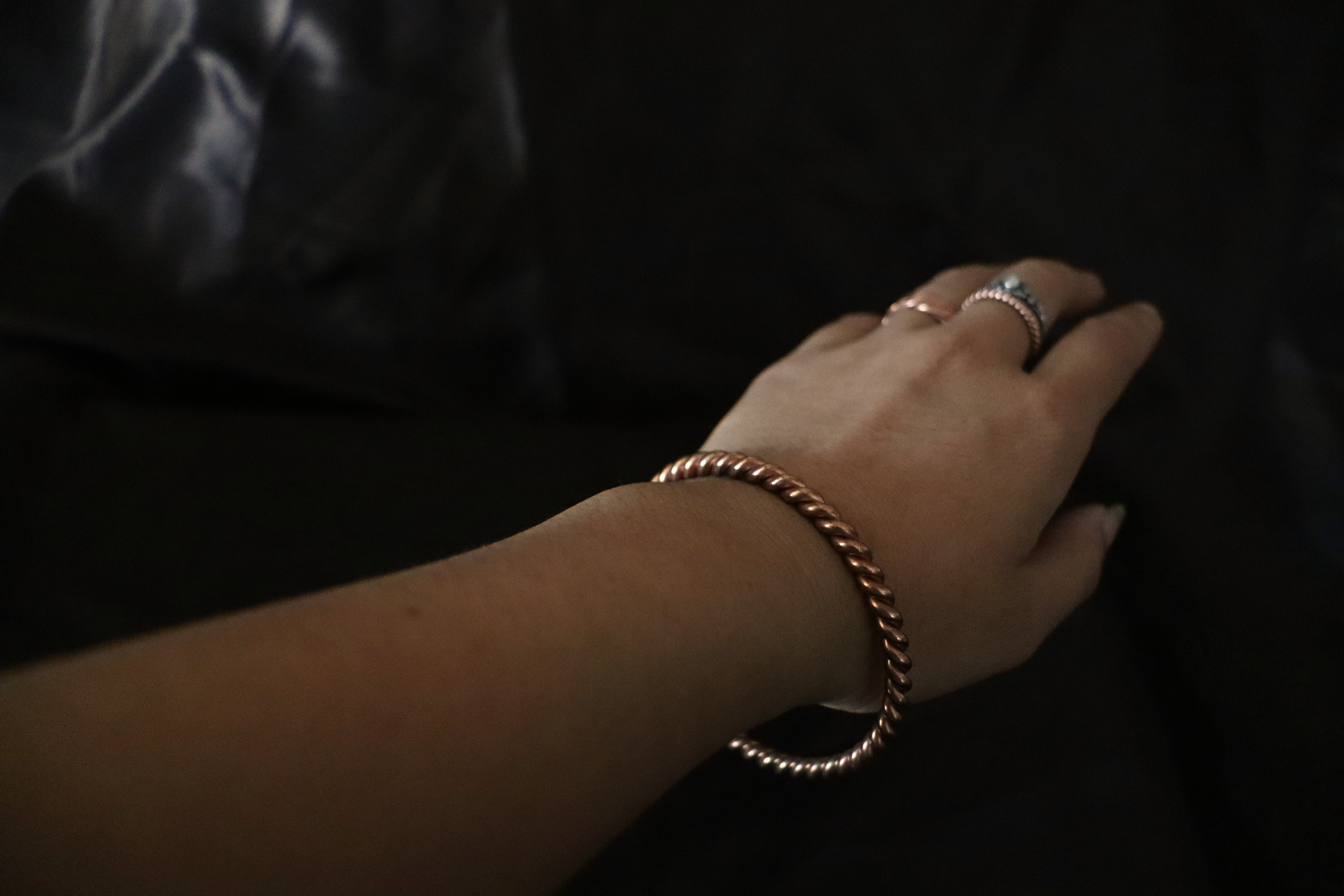 Tensor ring: Copper Energy Bangle, Copper Bracelet