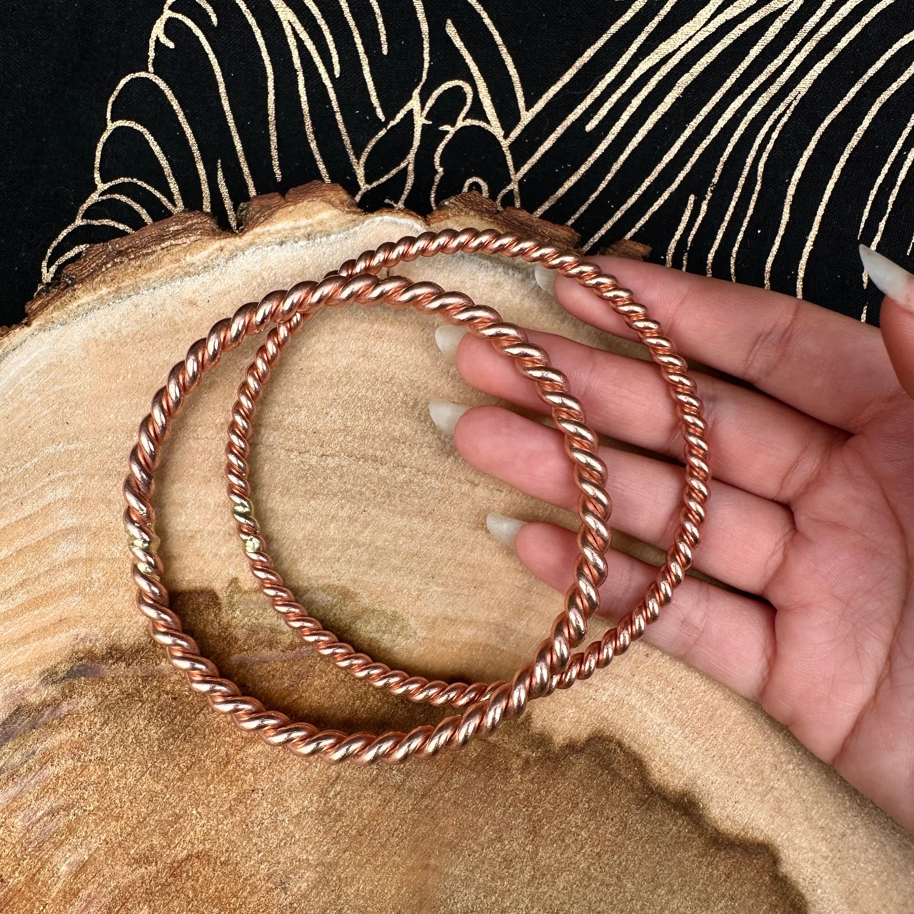 1/2 Royal Copper Tensor Ring - 144Mhz Cubit - Egyptian Pyramid’s Resonance - Charge/Restructure Water - EMF Protection - Healing