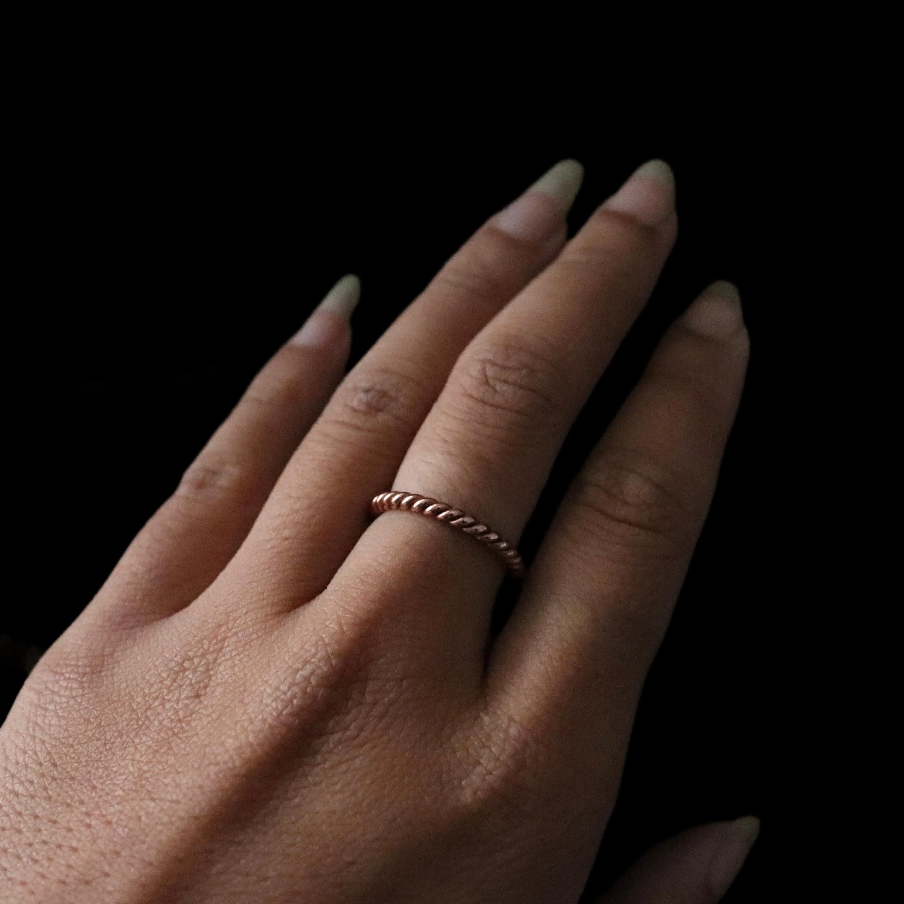 Copper Tensor Finger Rings - Stackable - Pure Copper Healing Jewellery - Enhance vitality & Energy Flow - Pain Relief - Anti-Inflammatory