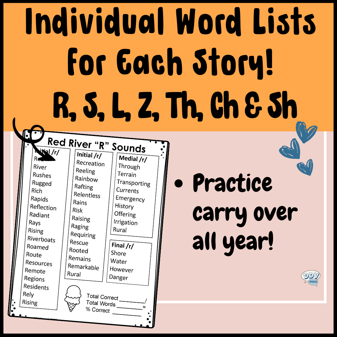 Articulation Stories for Carryover Bundle | All 4 Seasons