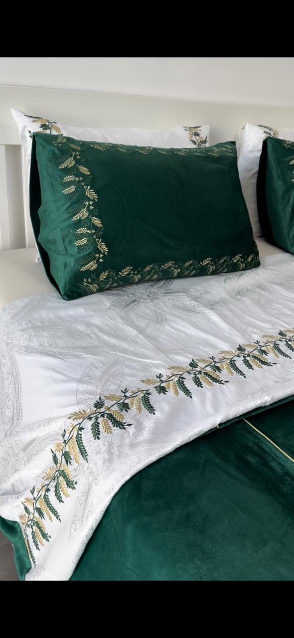 Luxury Handcrafted duvet cover set double-sided