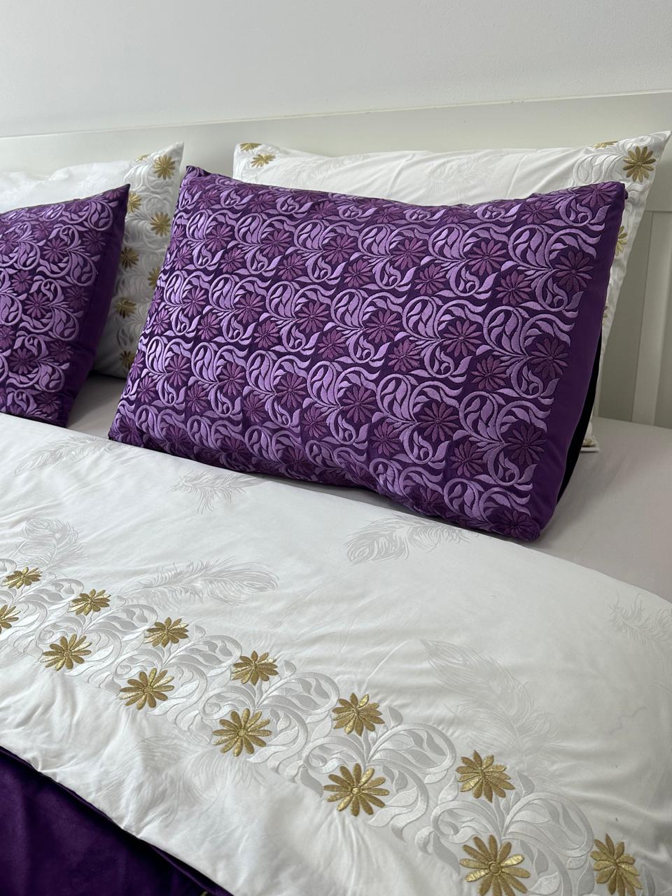Luxury Handcrafted duvet cover set double-sided