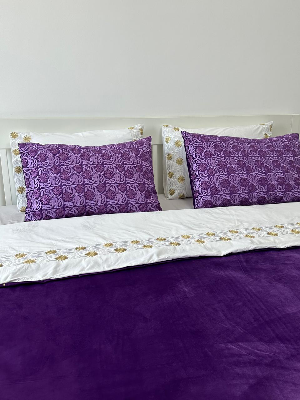 Luxury Handcrafted duvet cover set double-sided
