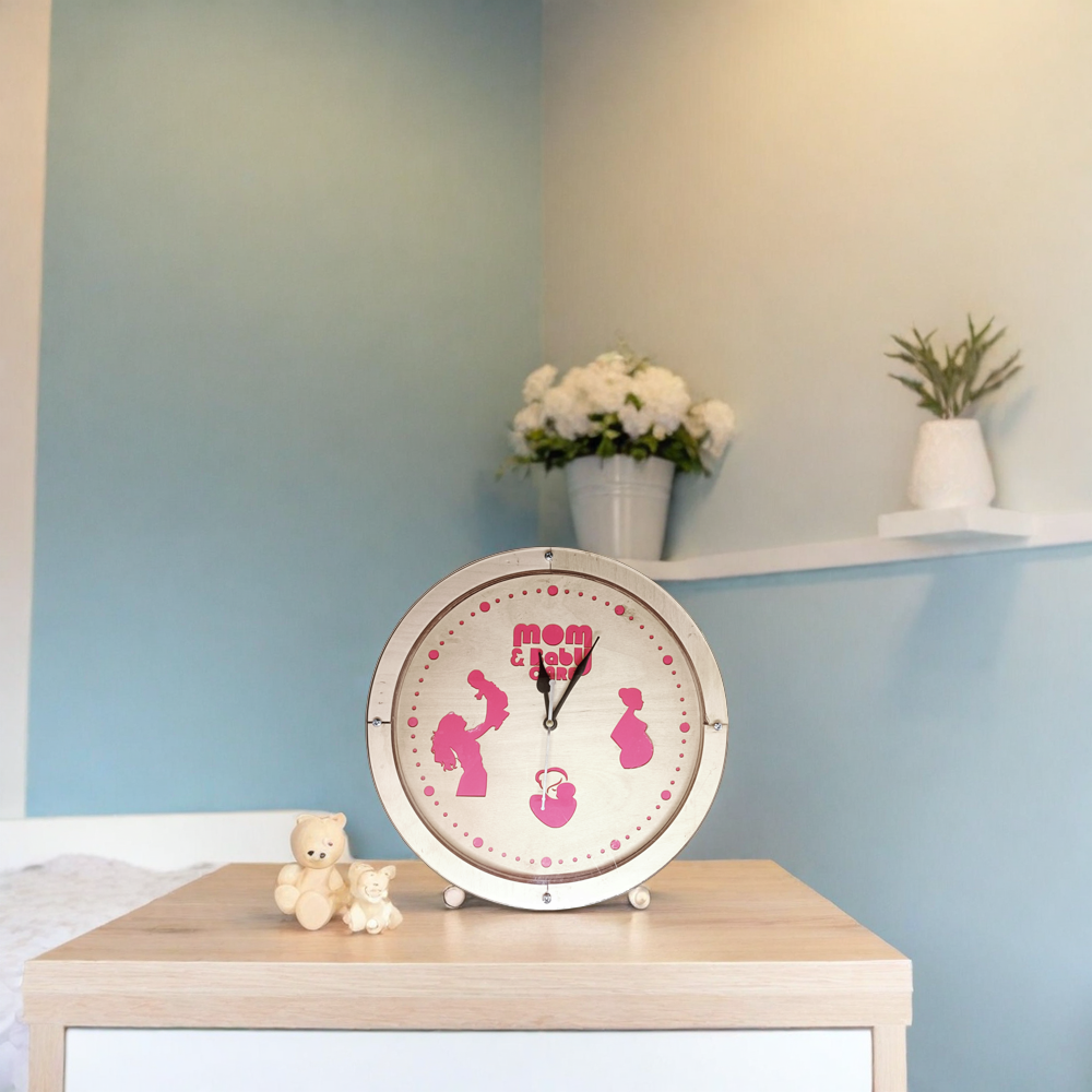 Wooden  Customized Wall And Table Clock
