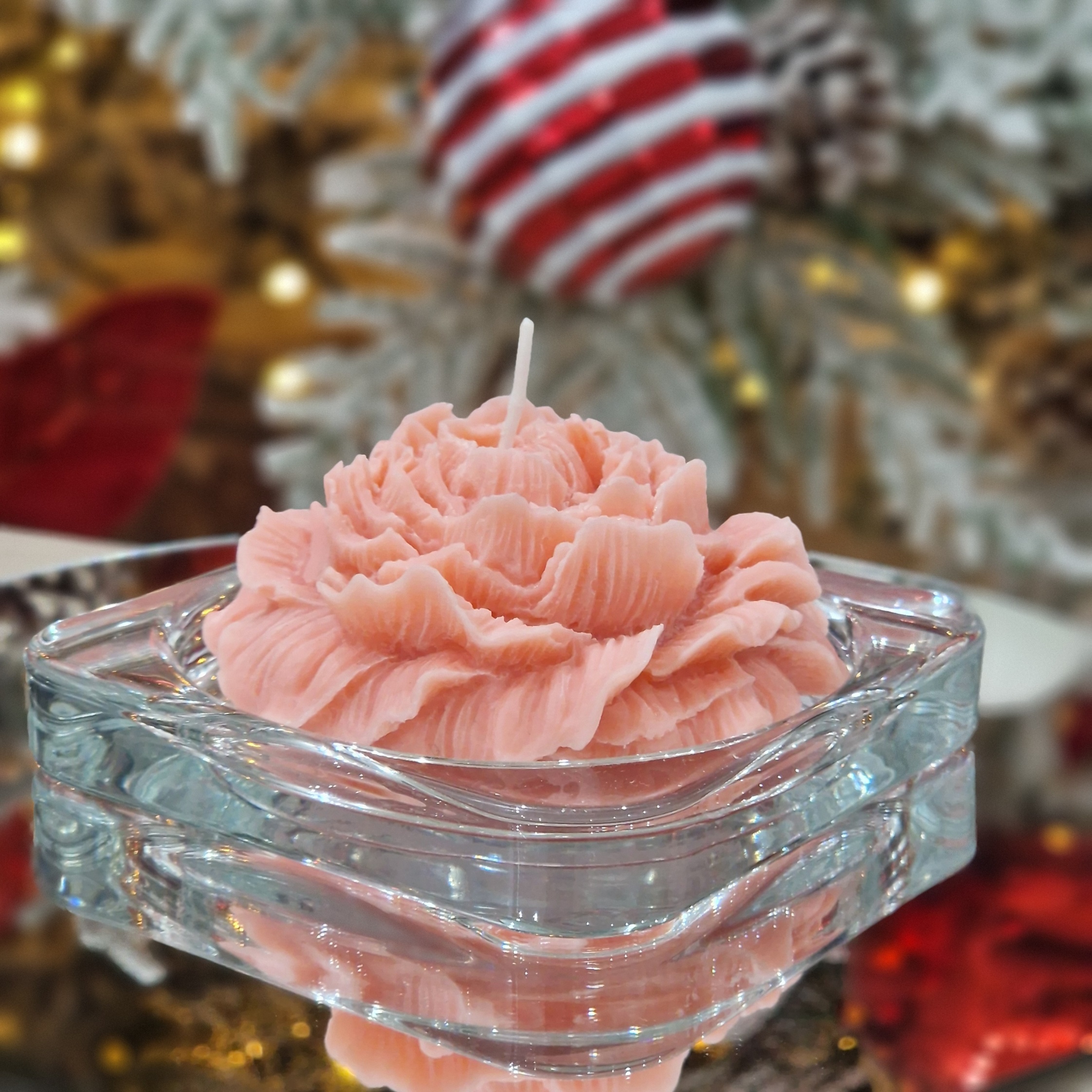 PEONIA IN CERA DI SOIA 100%NATURALE