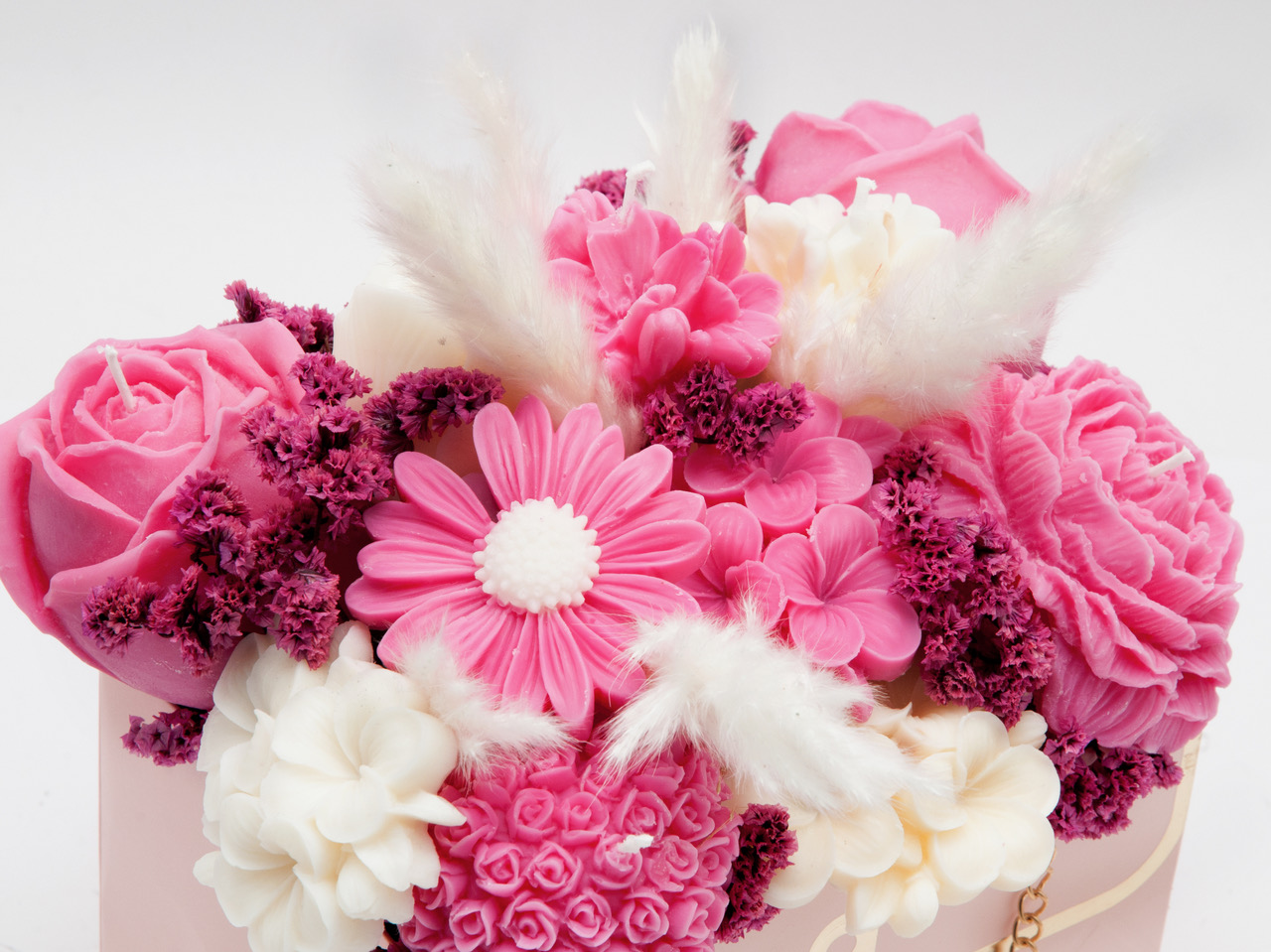 BOX DI FIORI IN CERA DI SOIA 