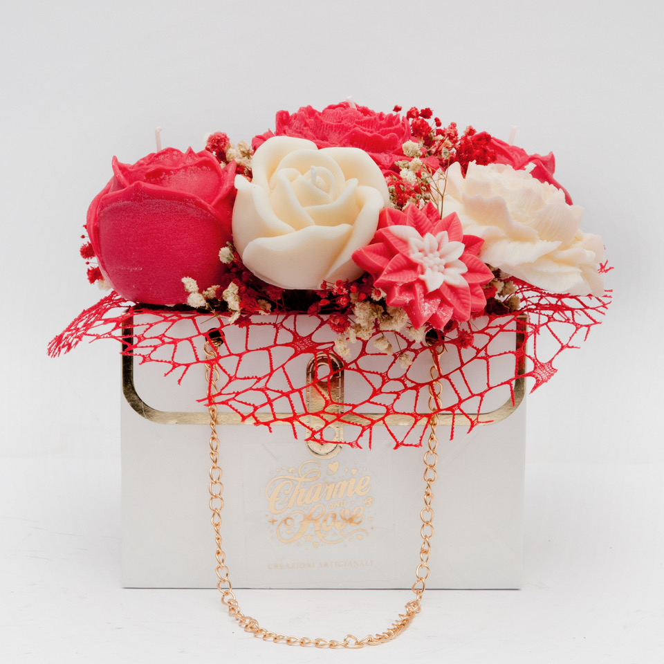 BOX DI FIORI IN CERA DI SOIA 