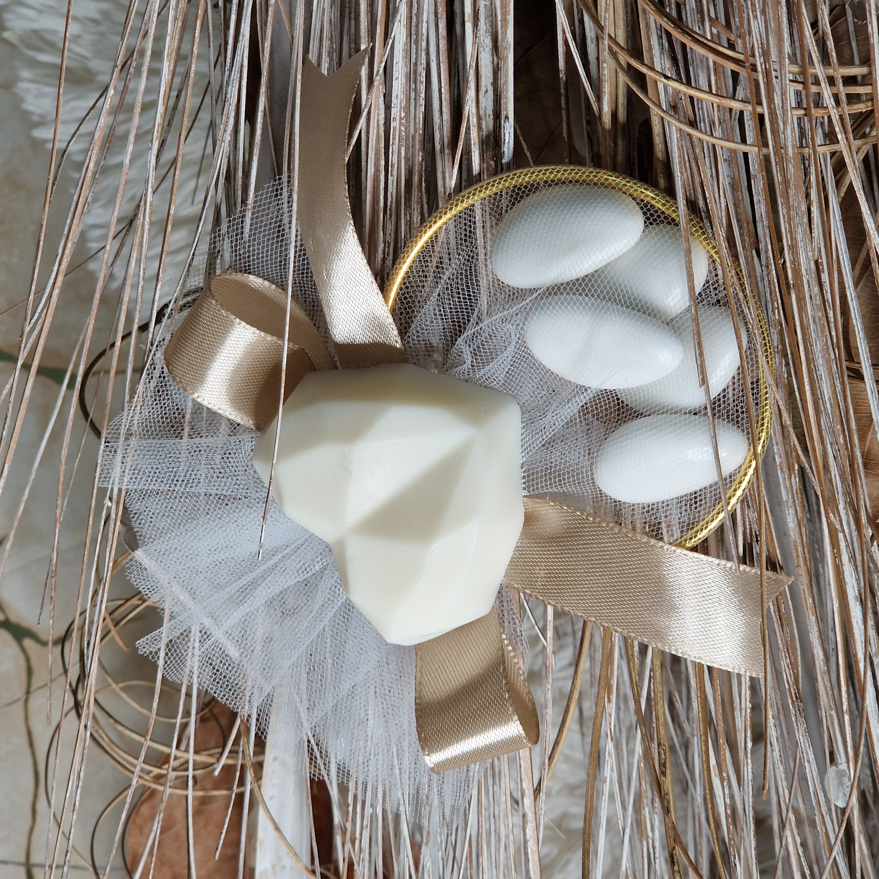 Segnaposto Cuore in Cera di Soia Profumata