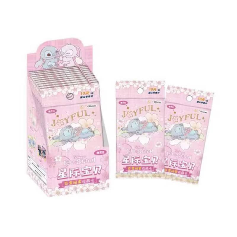 ( DISNEY ) Display Stitch Card Fun composé de 10 boosters de 5 cartes