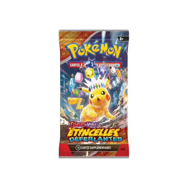 ( POKEMON ) Booster EV8 Étincelles Déferlantes FR composé de 10 cartes