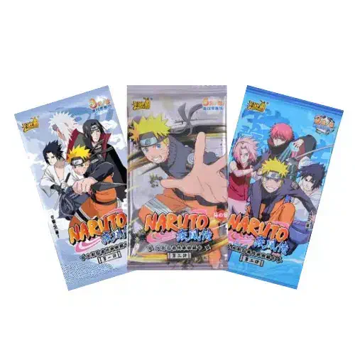 ( NARUTO ) Lot de 3 Boosters Naruto Kayou Multi-série composé de 5 cartes par boosters