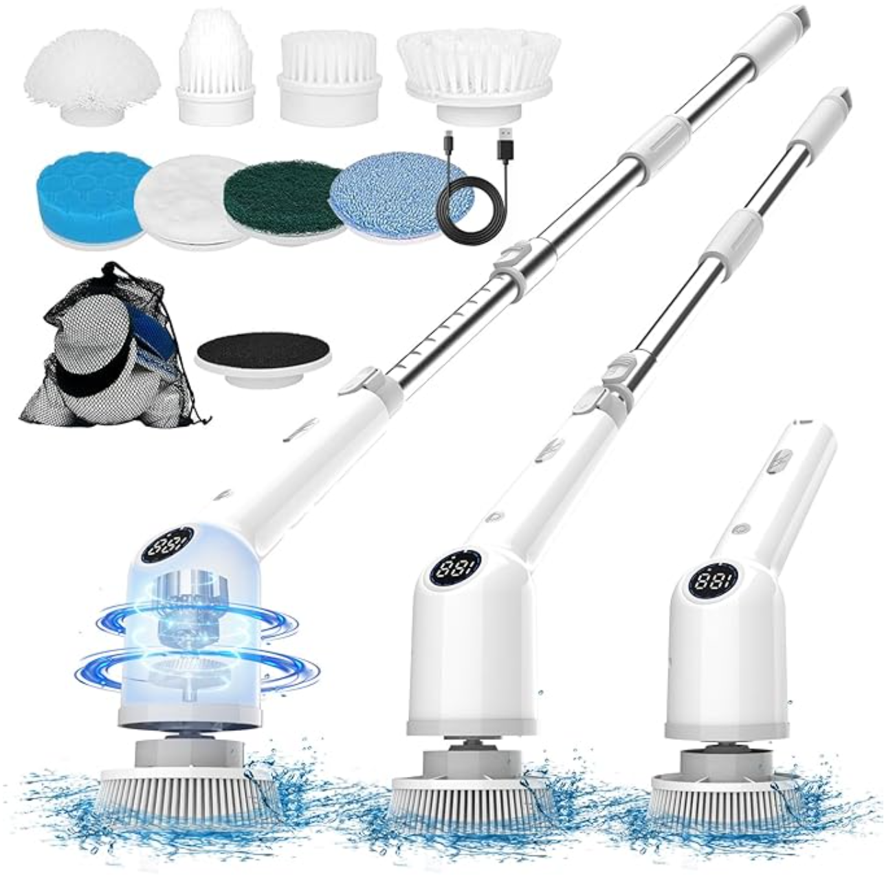 Electric Spin Scrubber Cleaning Brush