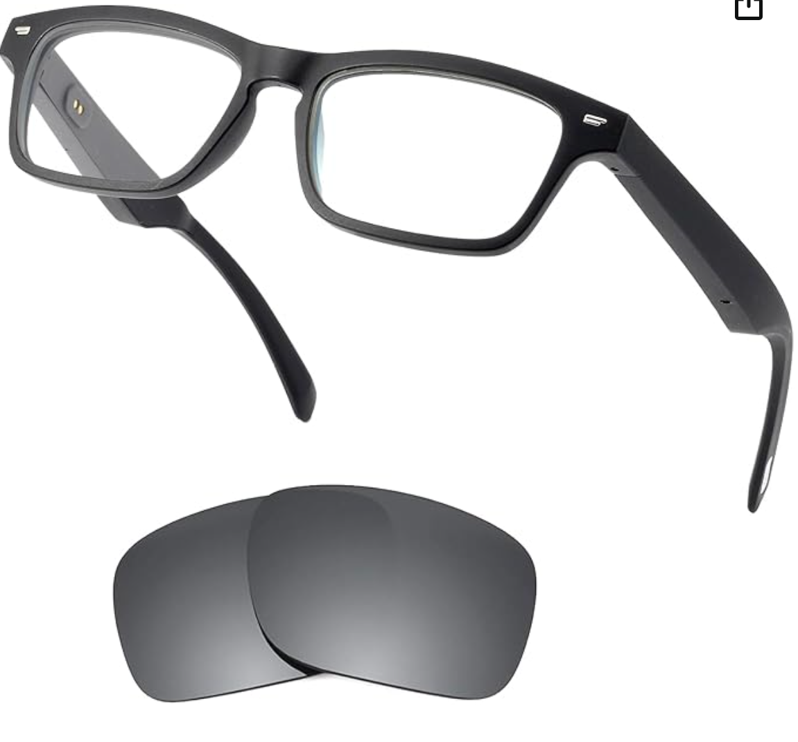 Black Rectangular Glasses Frame