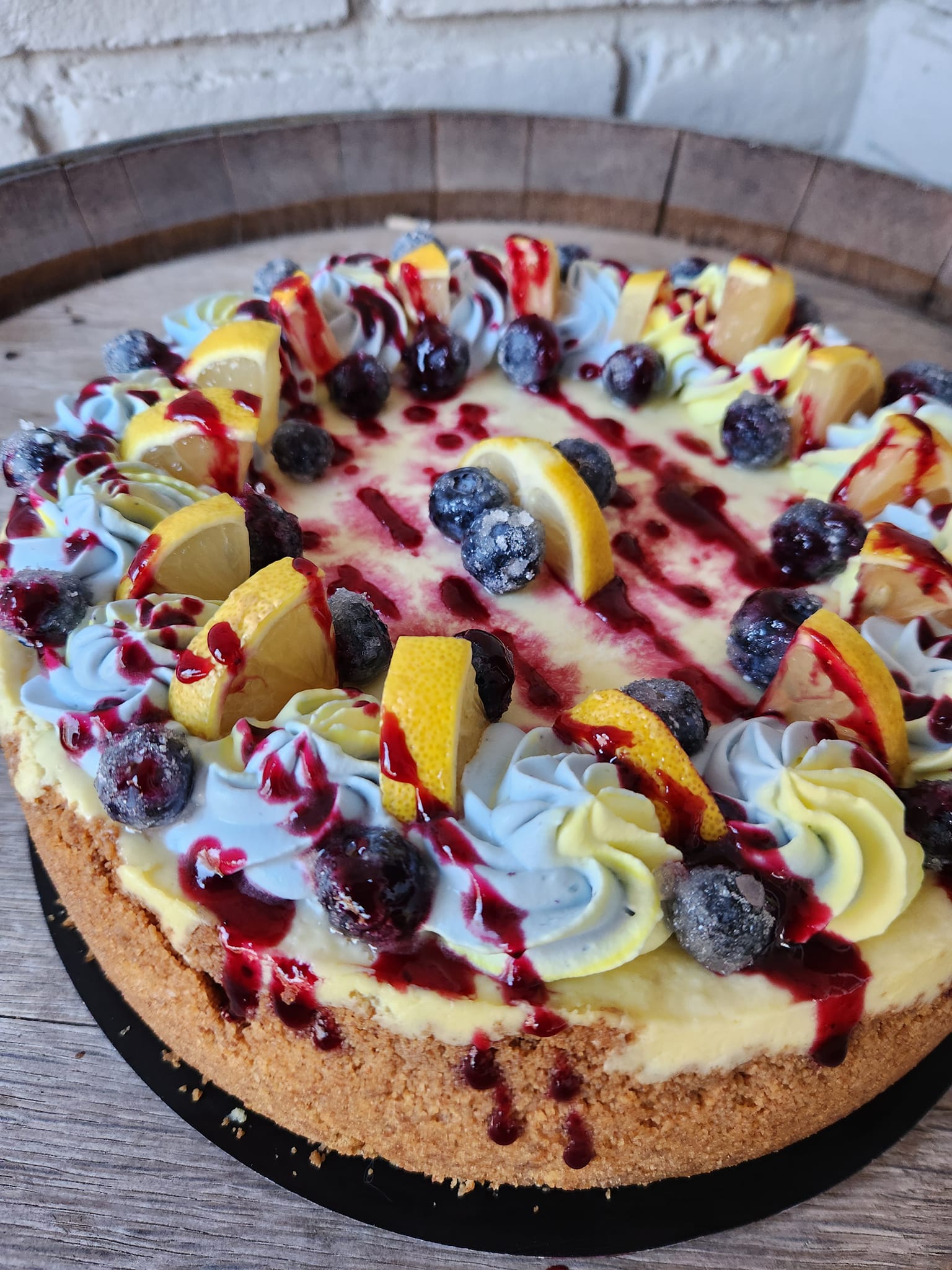 Blueberry Lemon Cheesecake