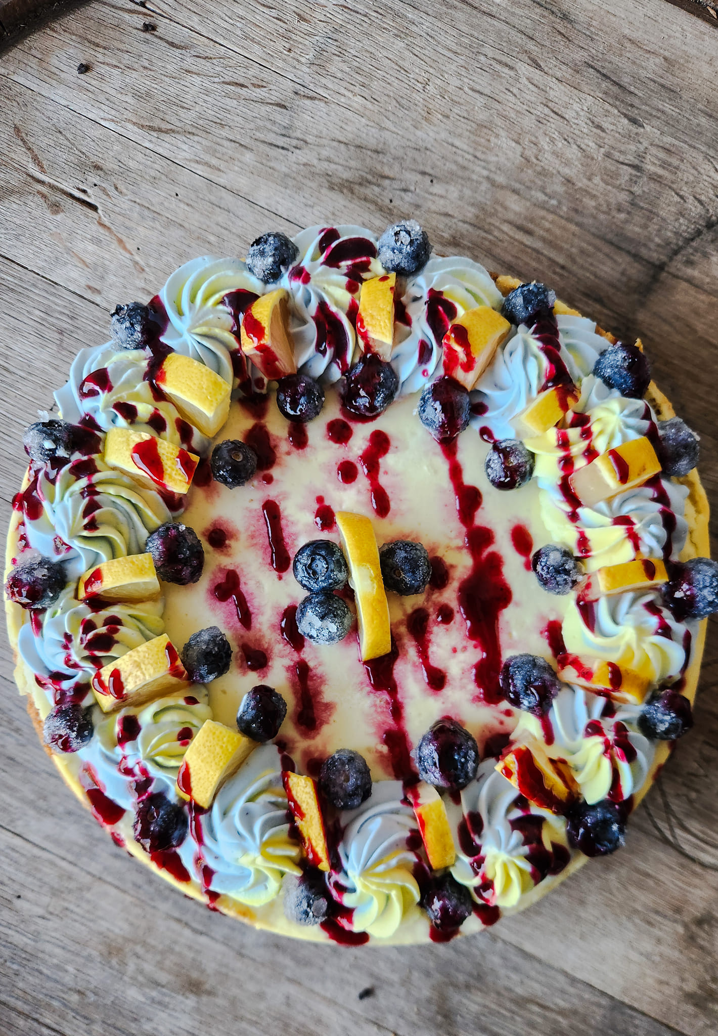 Blueberry Lemon Cheesecake