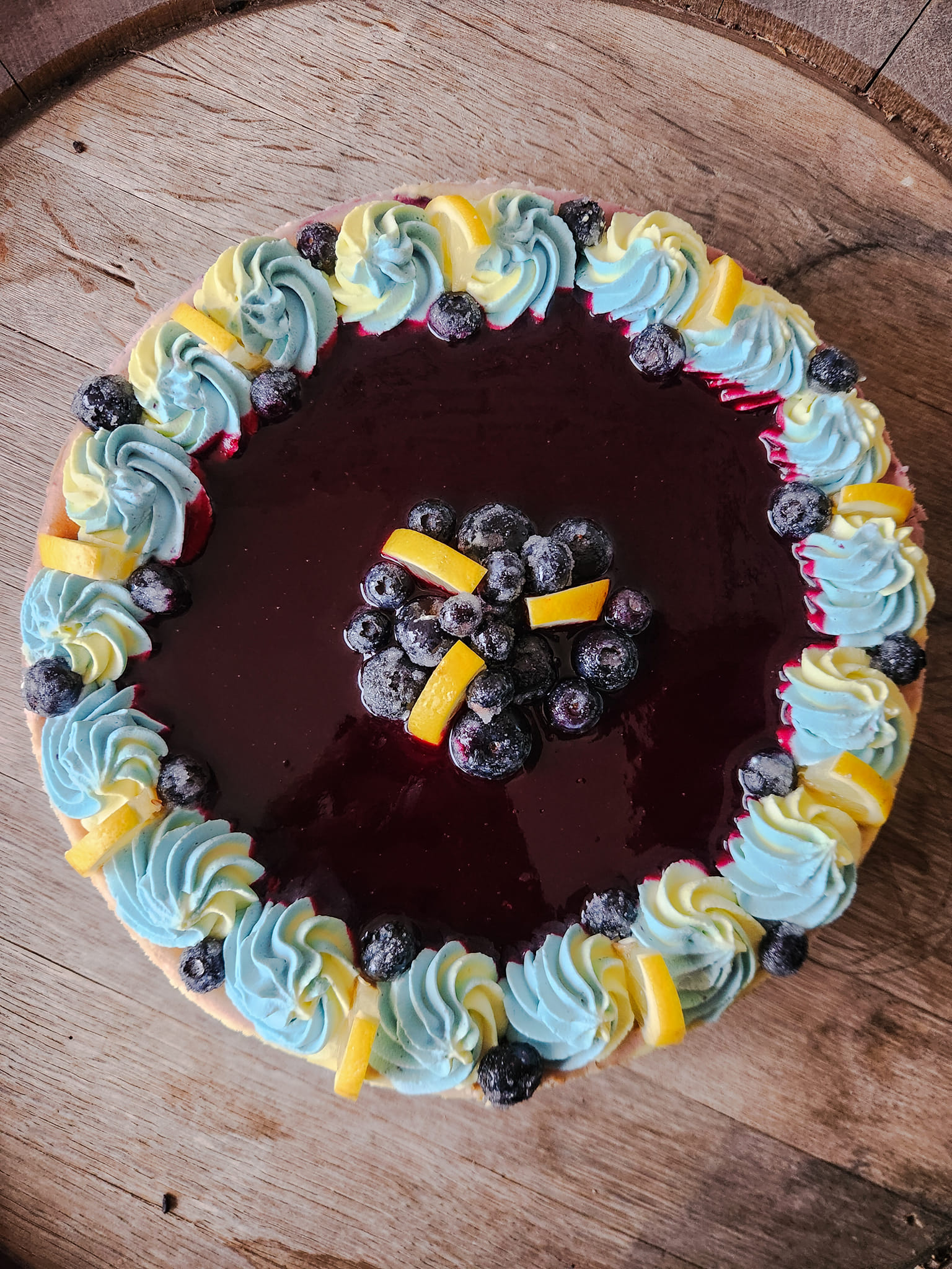 Blueberry Lemon Cheesecake