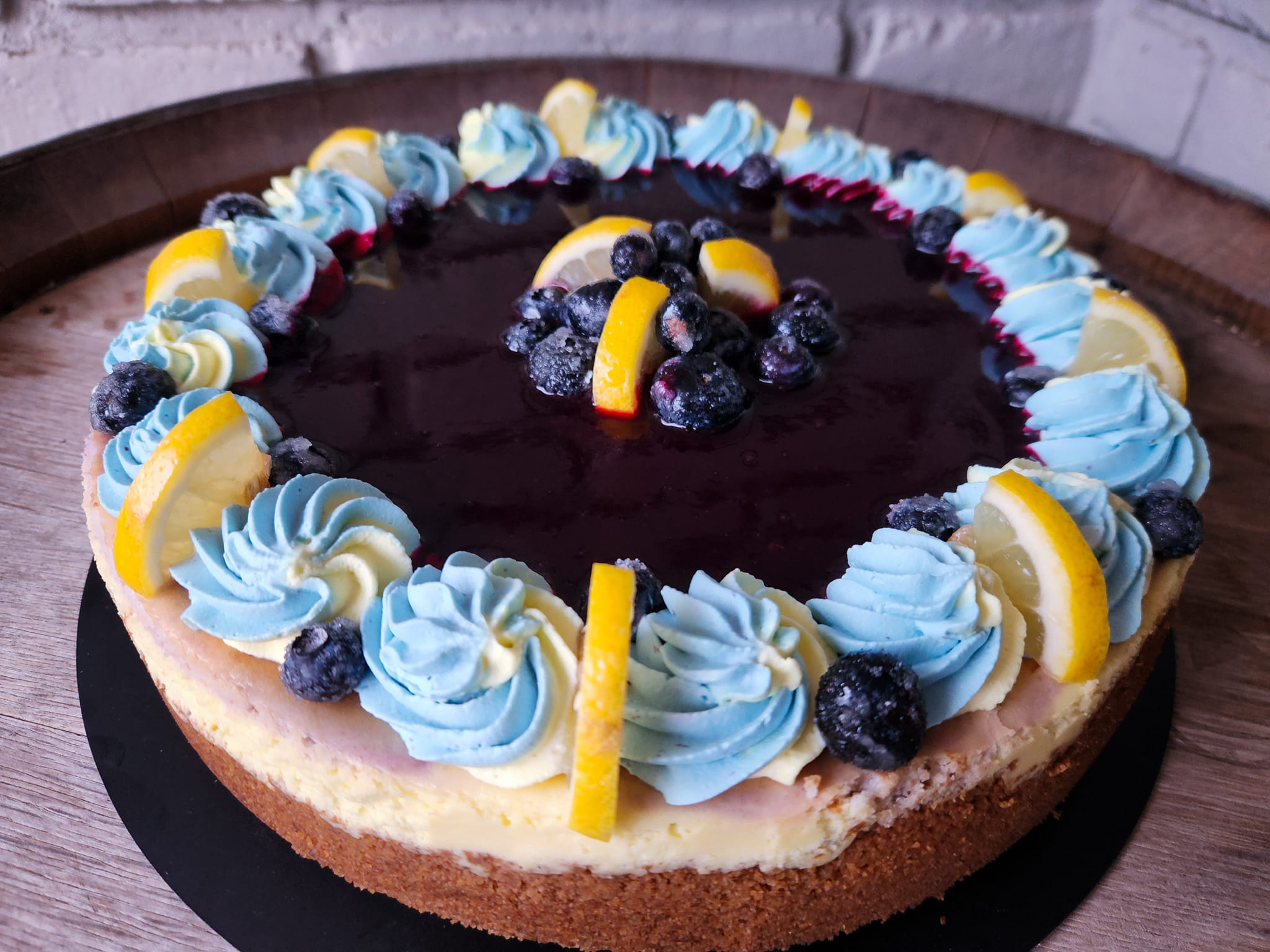 Blueberry Lemon Cheesecake
