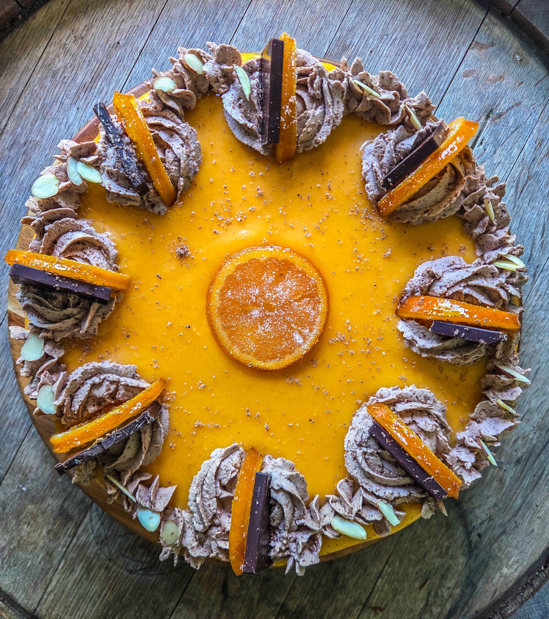 Hazelnut Chocolate Orange Cheesecake 