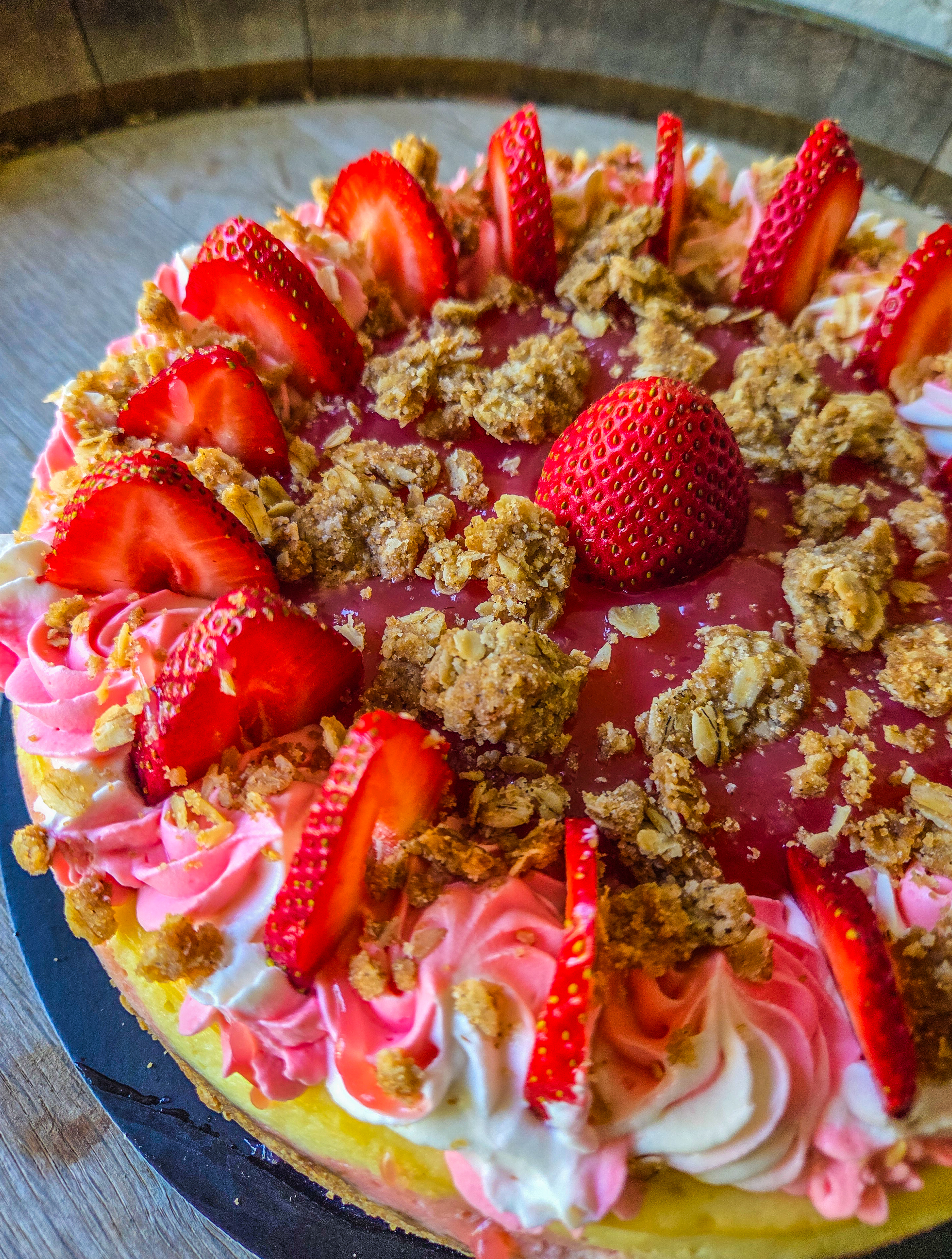 Strawberry, Blueberry, Or Raspberry Cheesecake