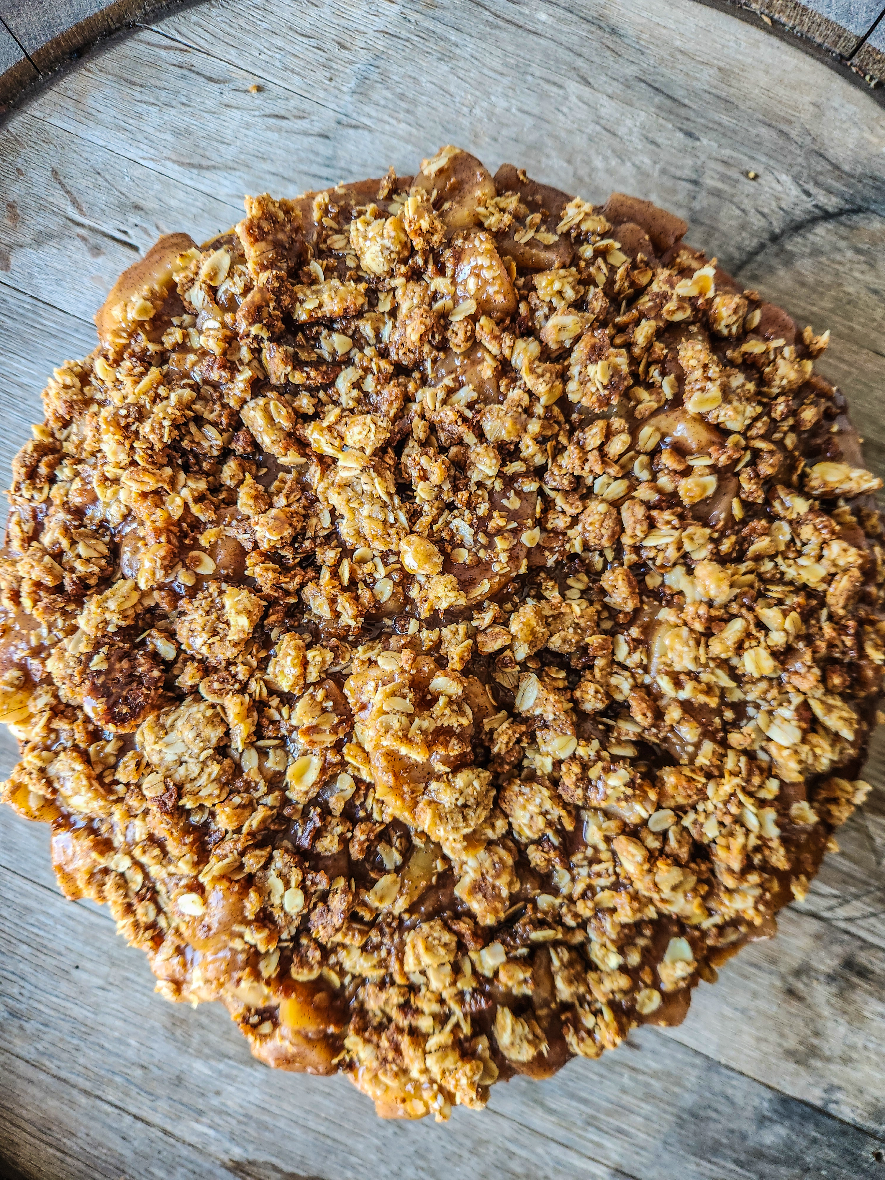 Salted Caramel Apple pie Cheesecake