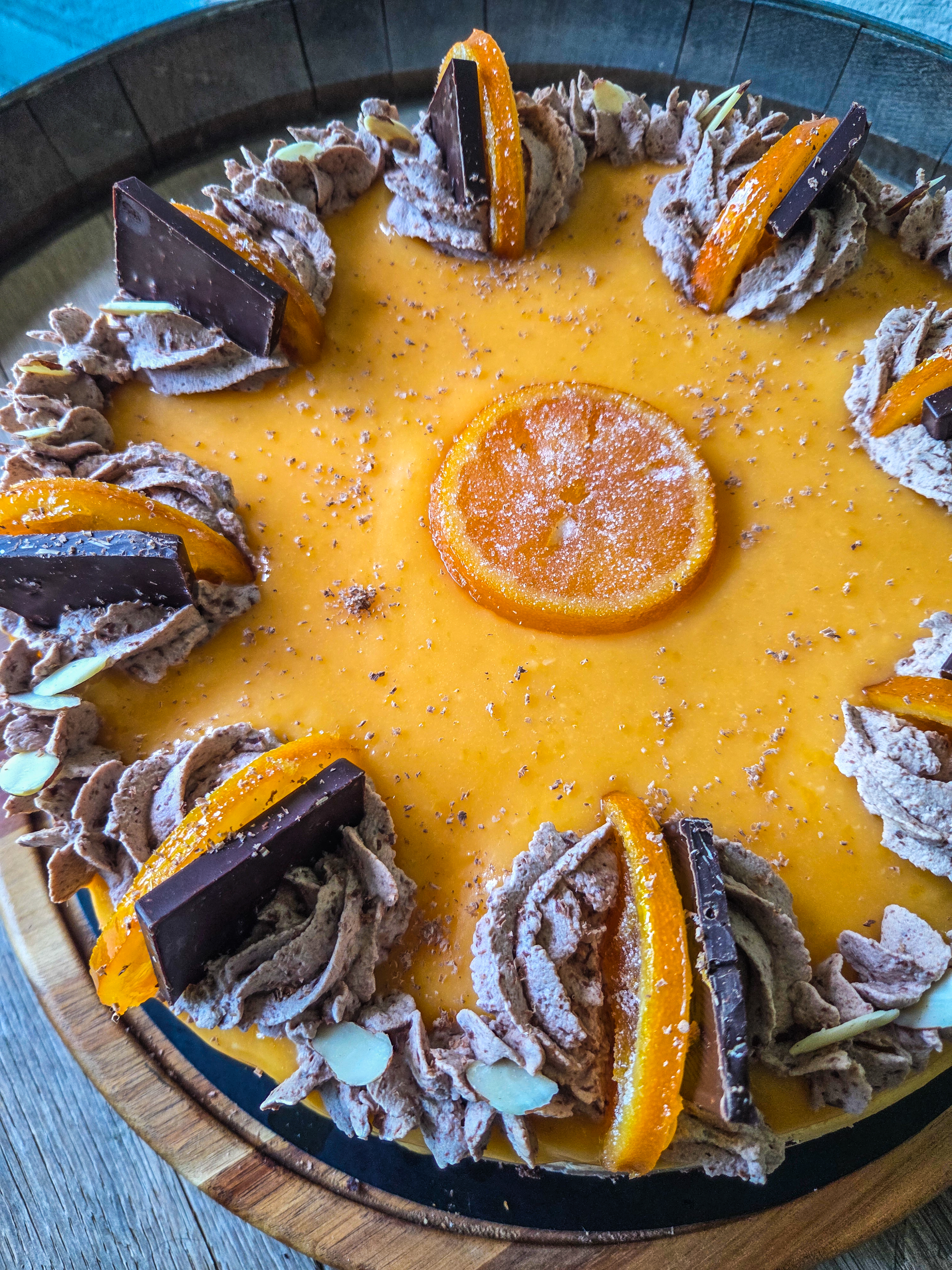 Hazelnut Chocolate Orange Cheesecake 