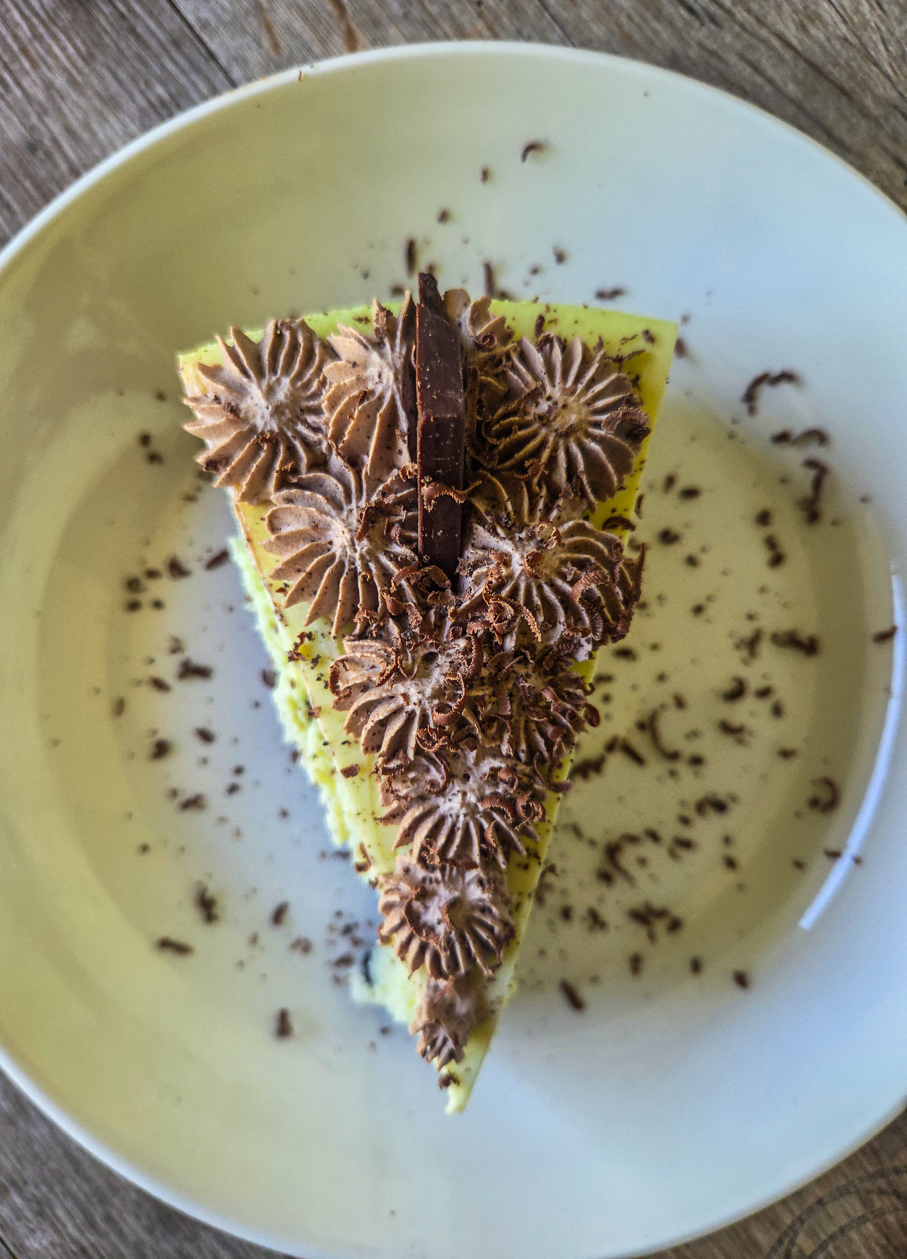 Mint Chocolate Chip Cheesecake 