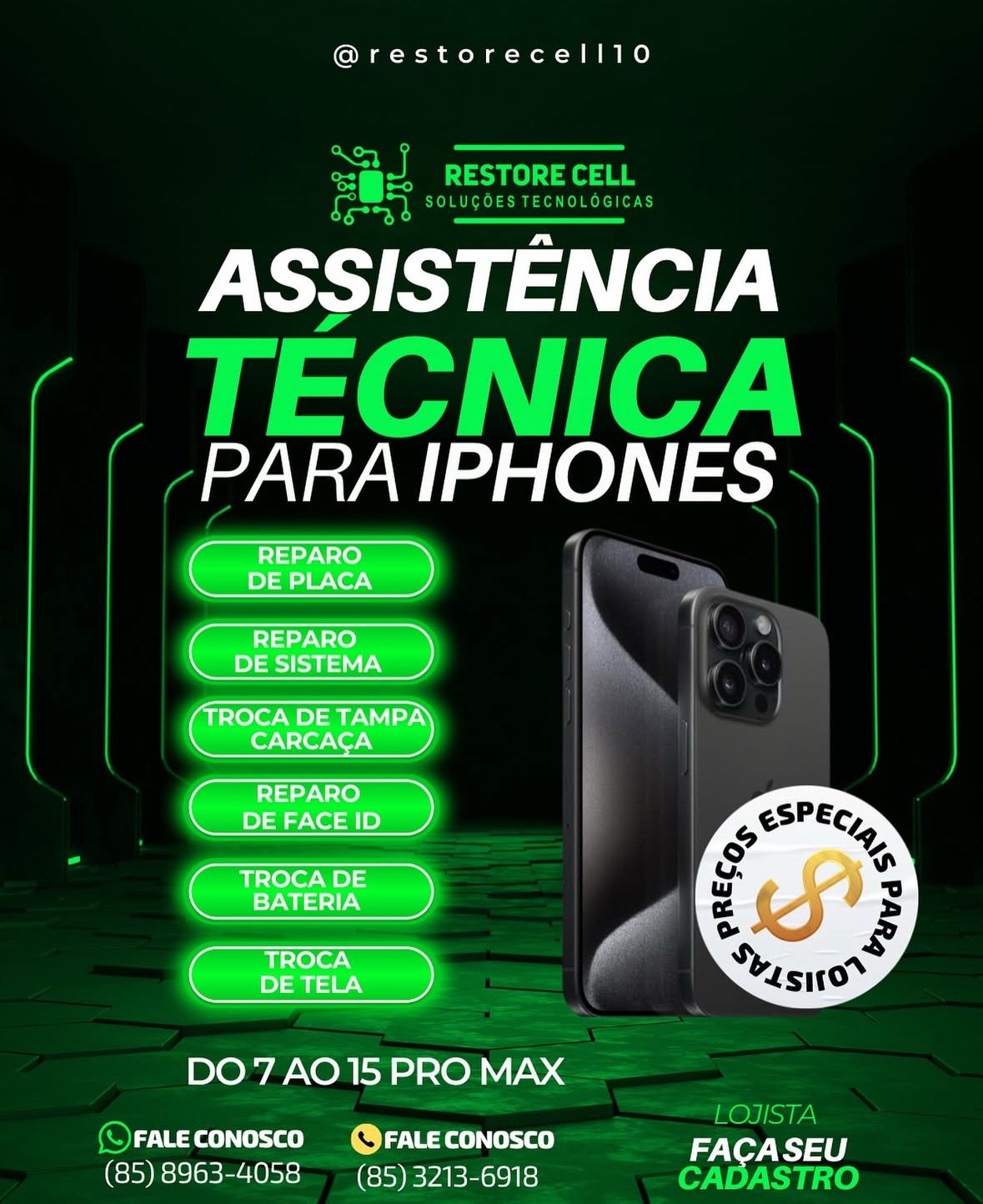 Assistência Técnica para iPhones em Fortaleza – Reparo Rápido e Garantido(SAIBA MAIS)