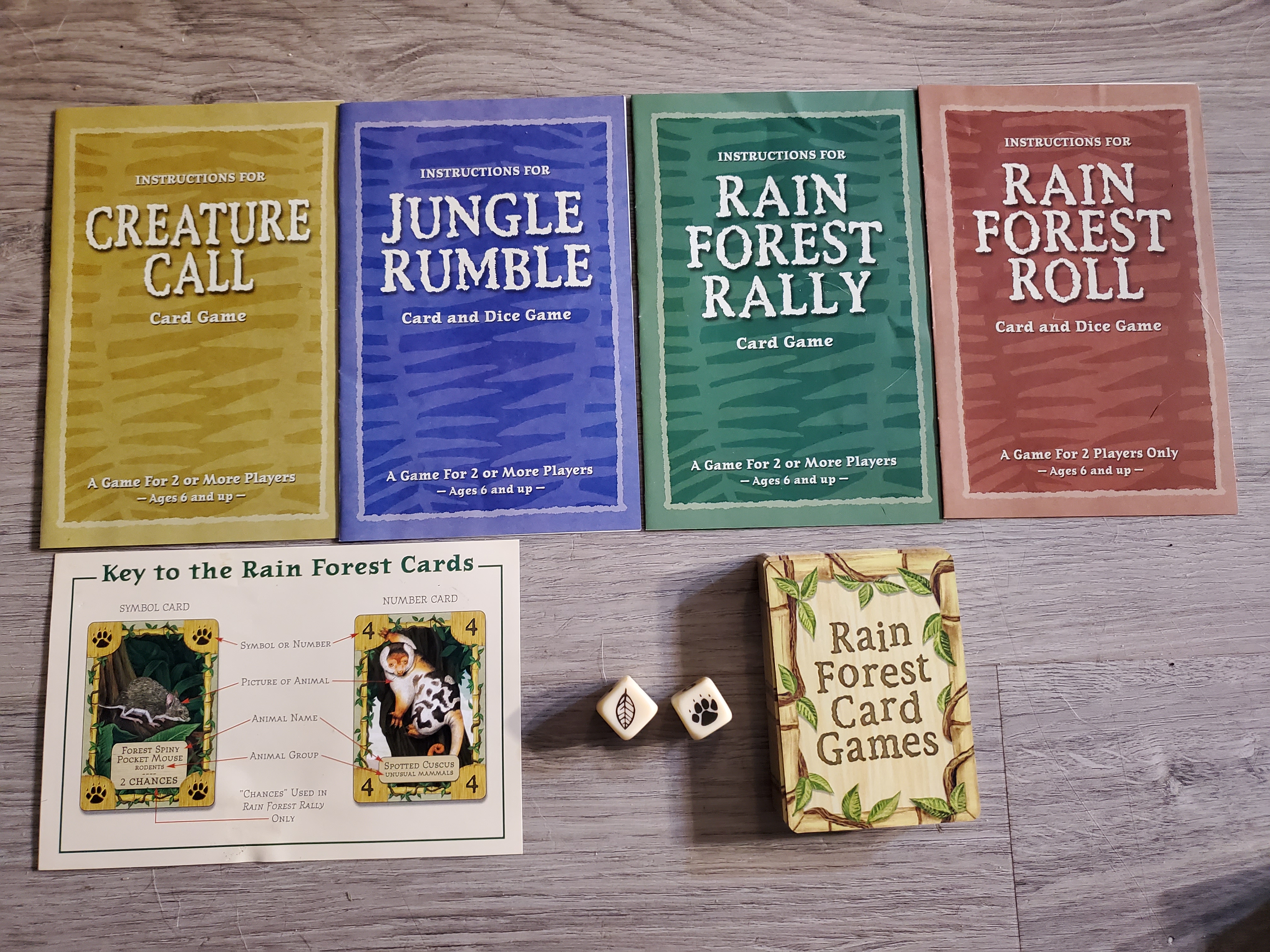 Rain Forest Card Games