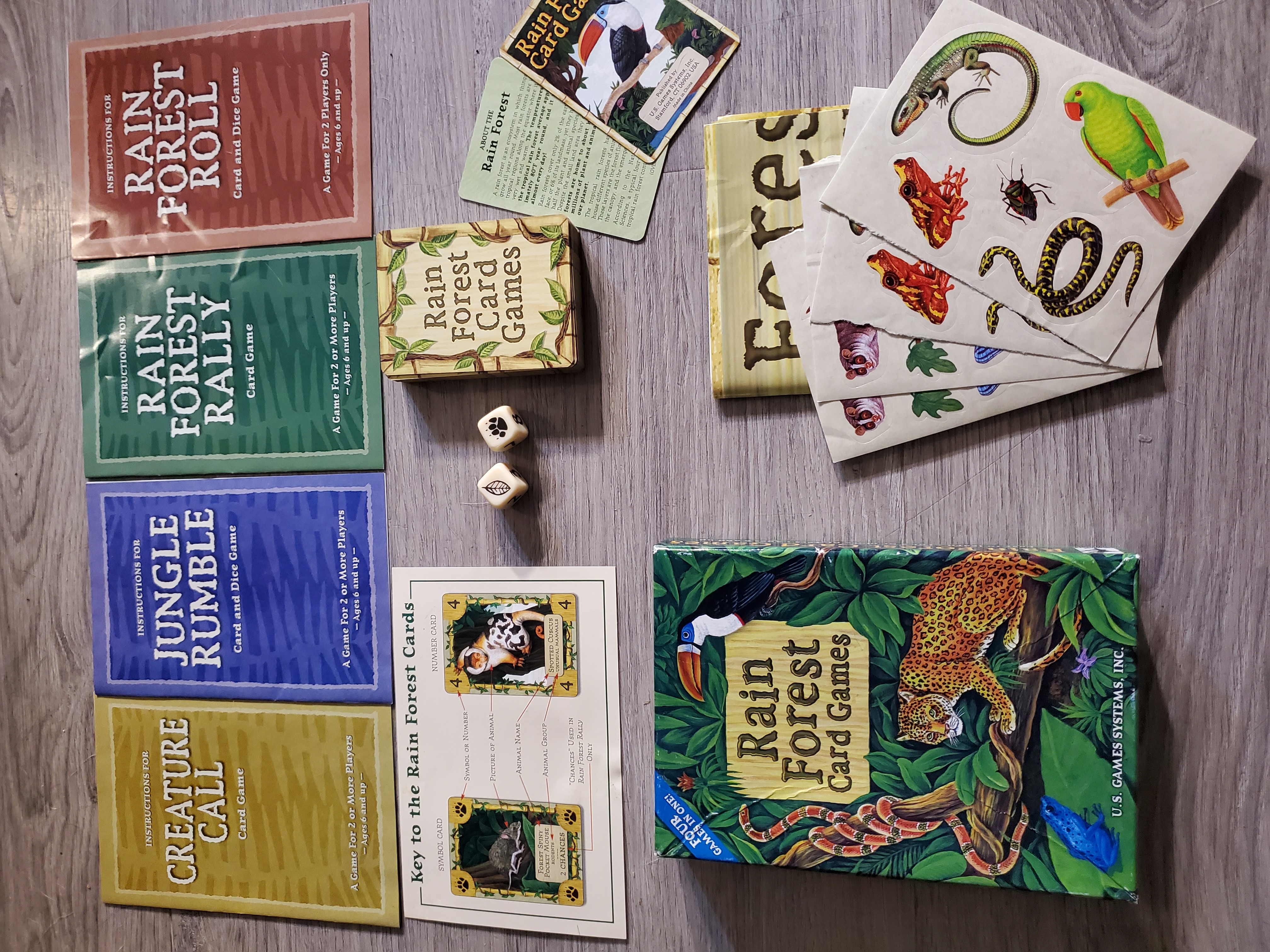 Rain Forest Card Games