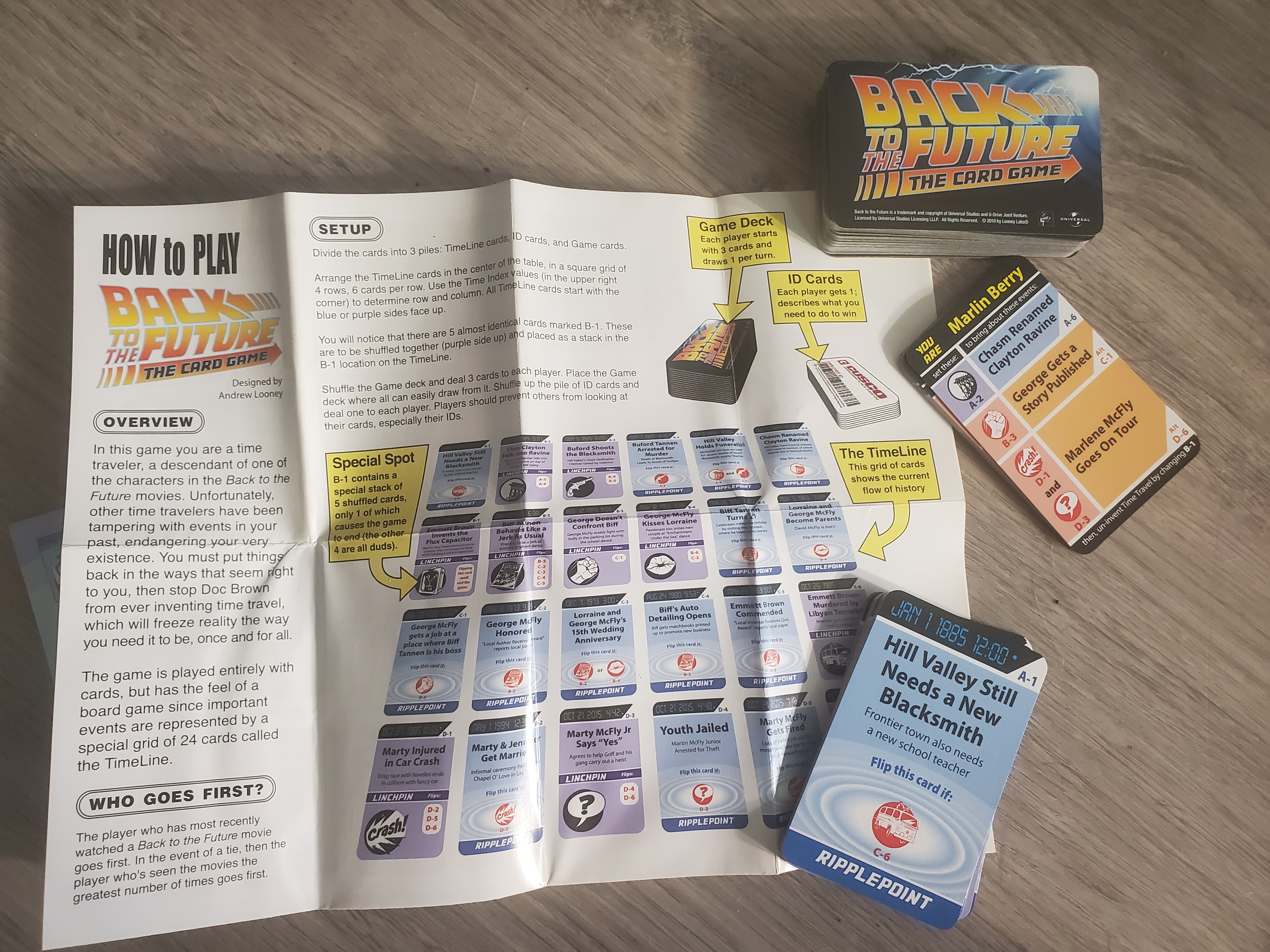 Back to the Future: The Card Game