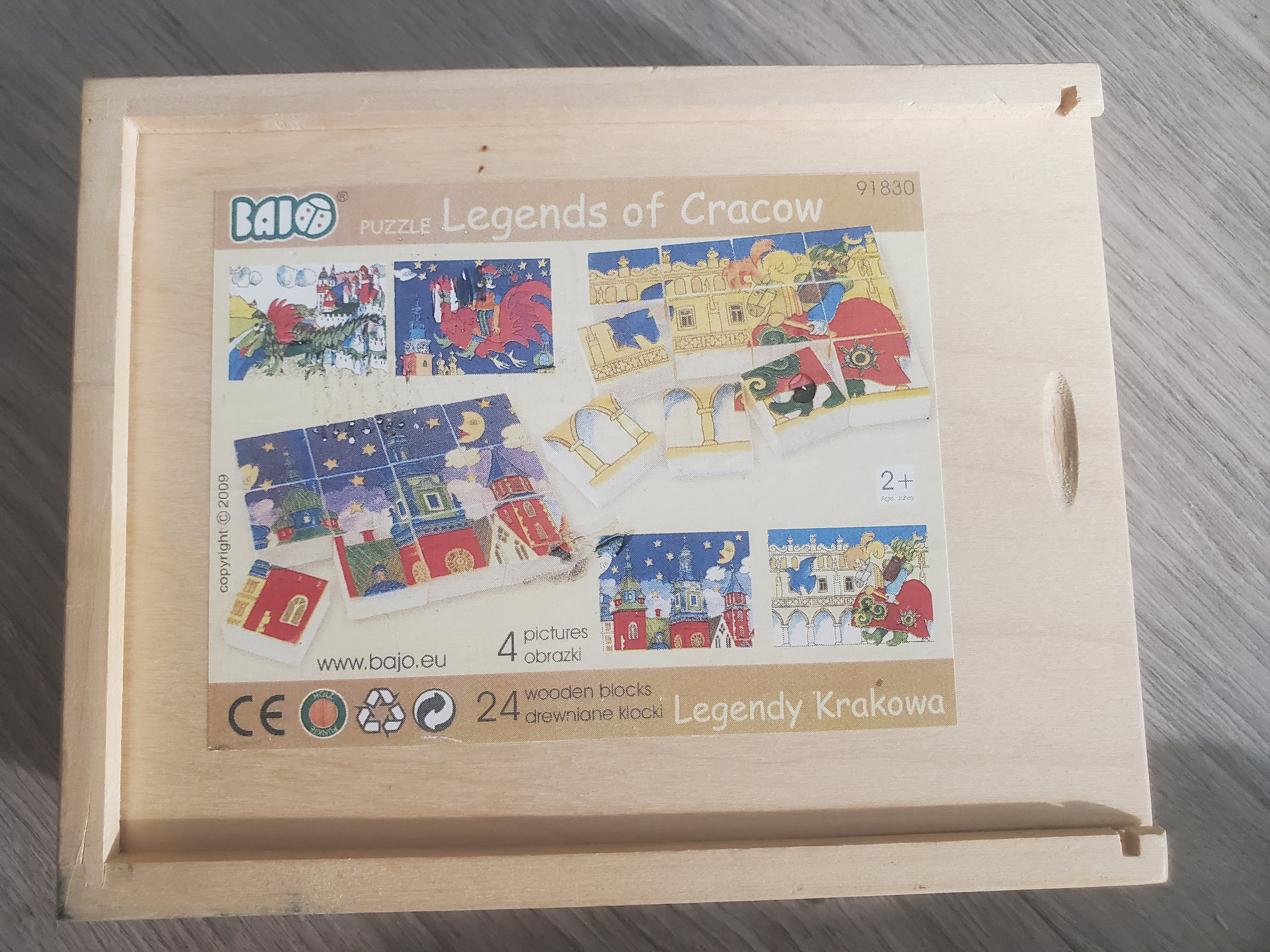 Legends of Cracow Wooden Blocks Puzzle