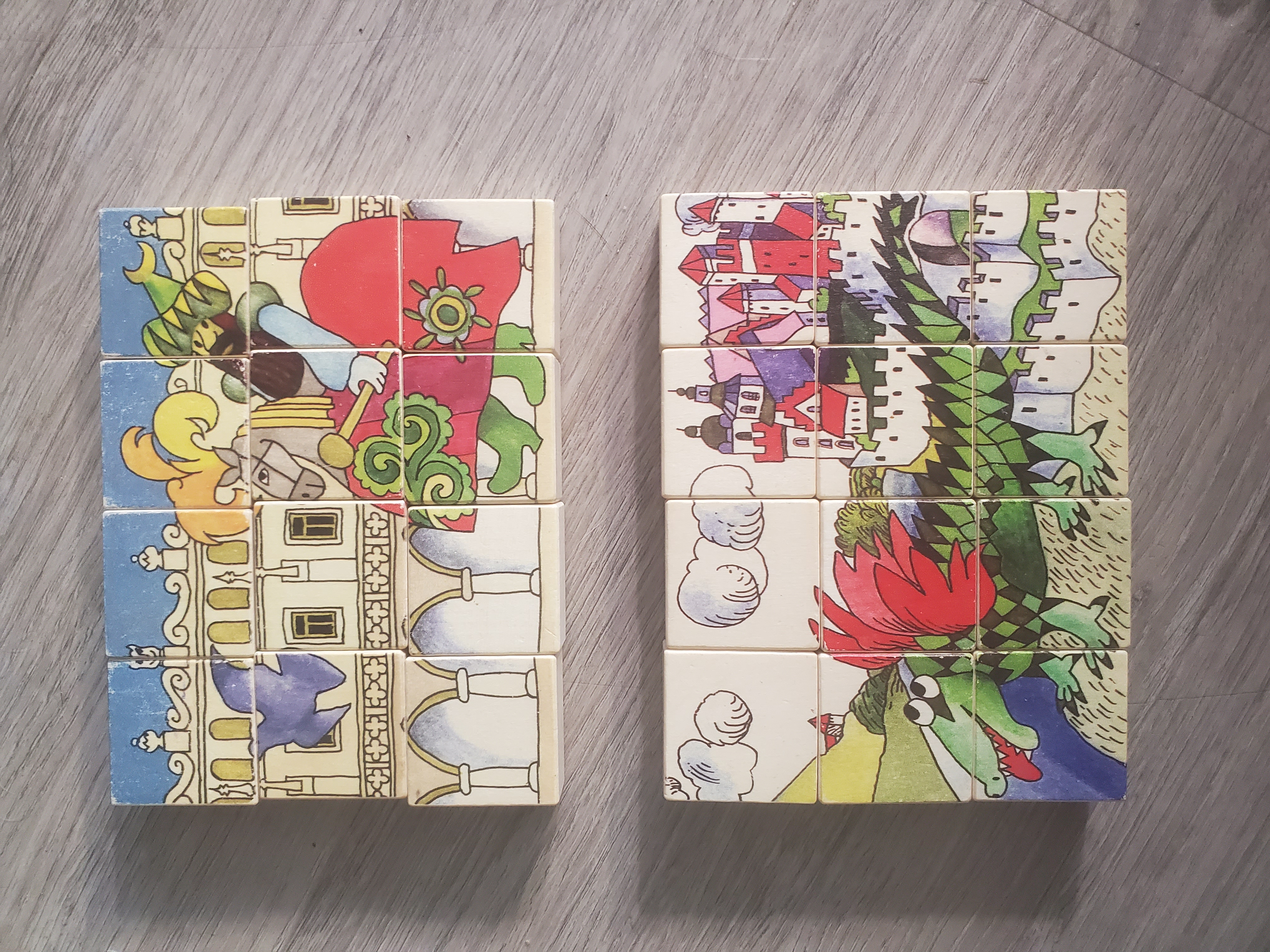 Legends of Cracow Wooden Blocks Puzzle