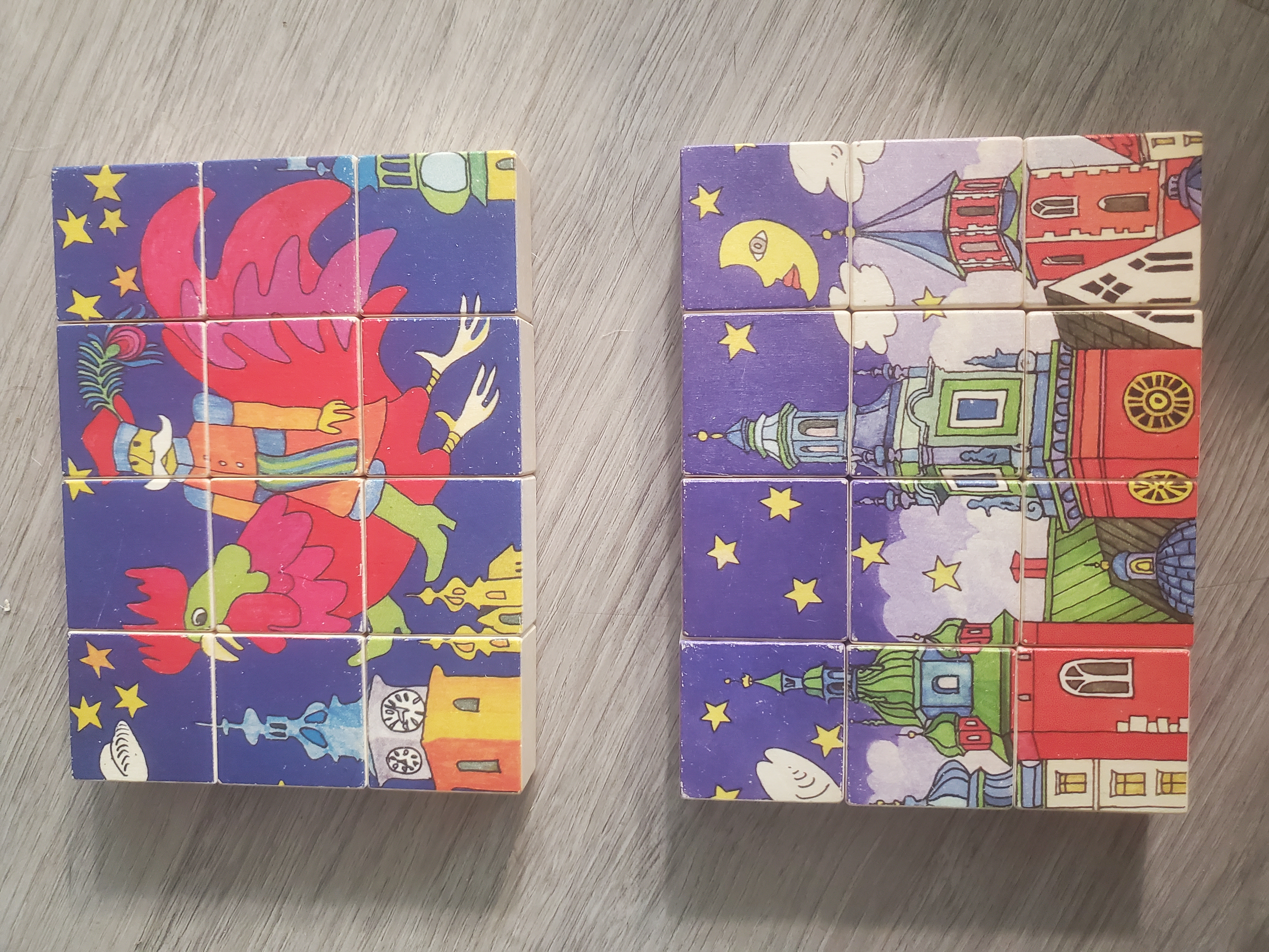 Legends of Cracow Wooden Blocks Puzzle