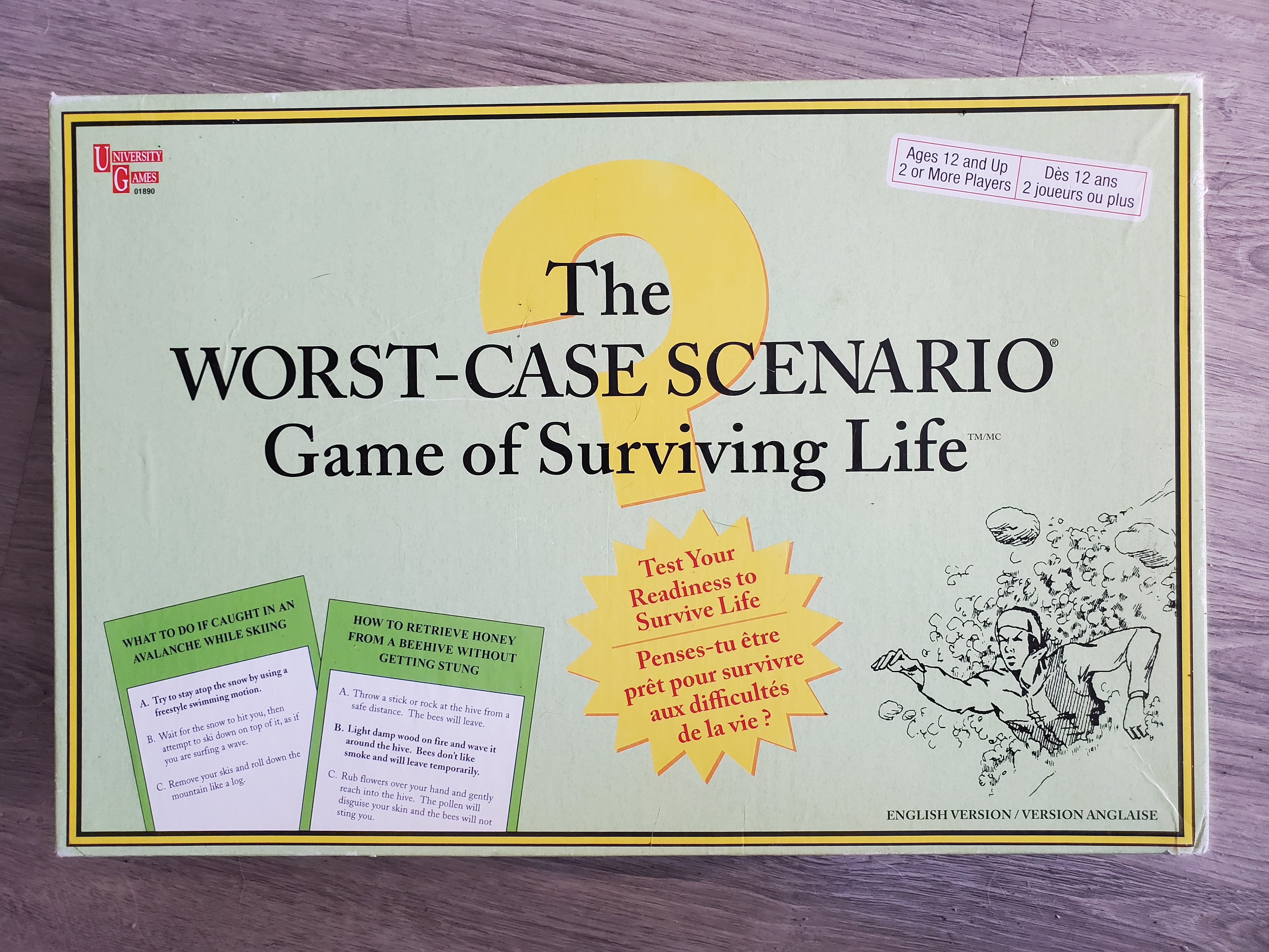 The Worst Case Scenario Game of Surviving Life