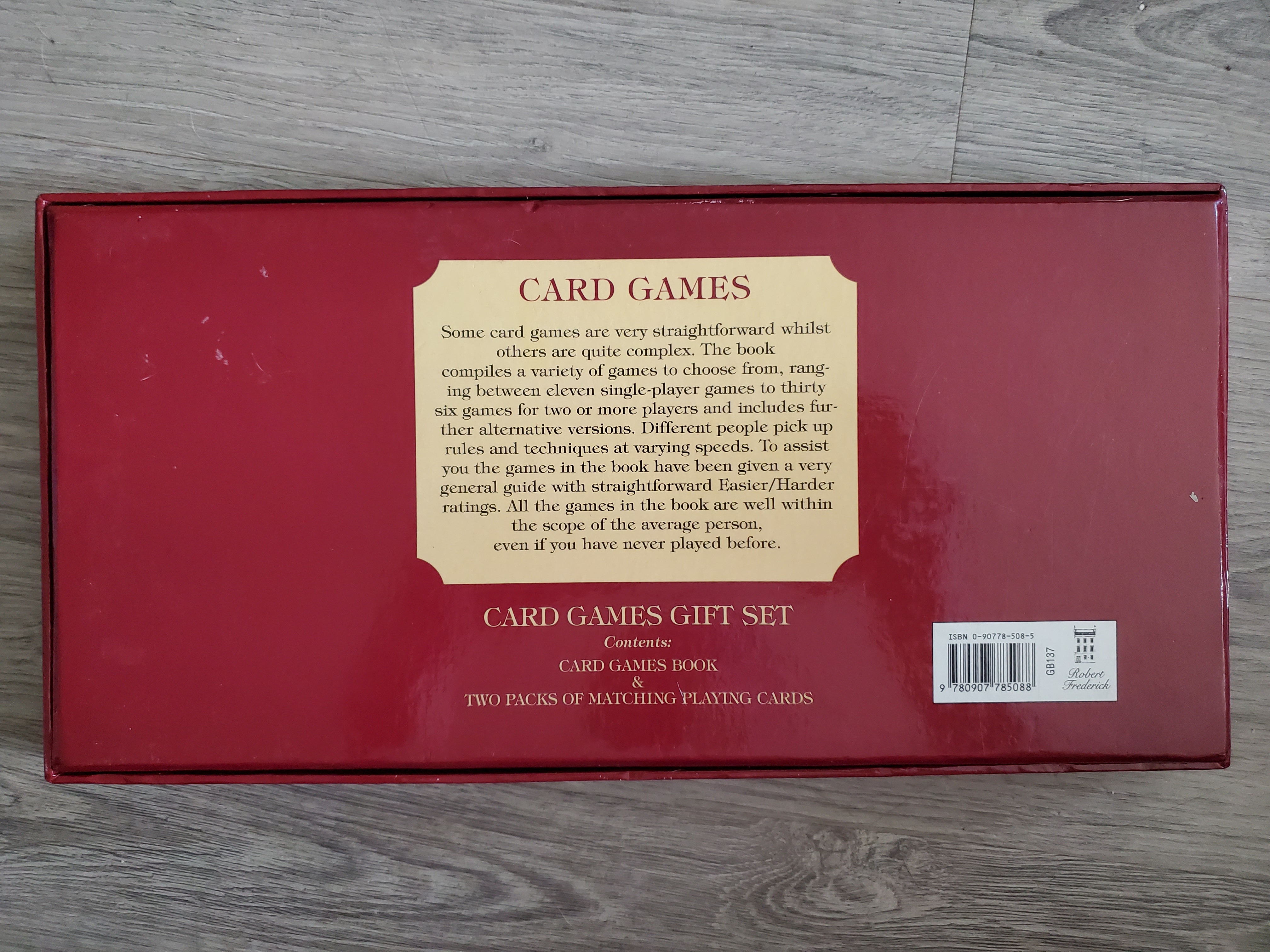Card Games Gift Set - Books