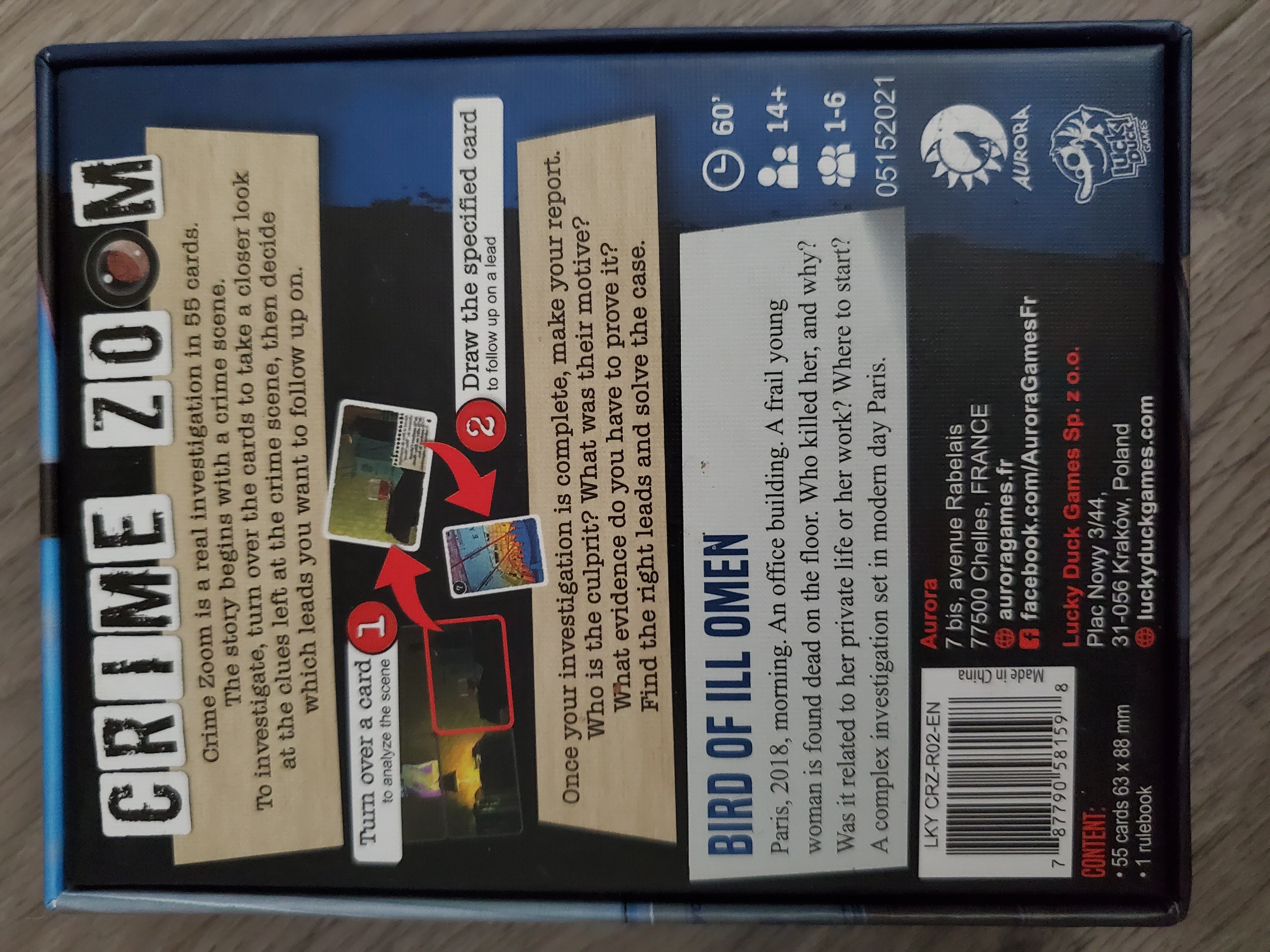 Crime Zoom: Bird of Ill Omen