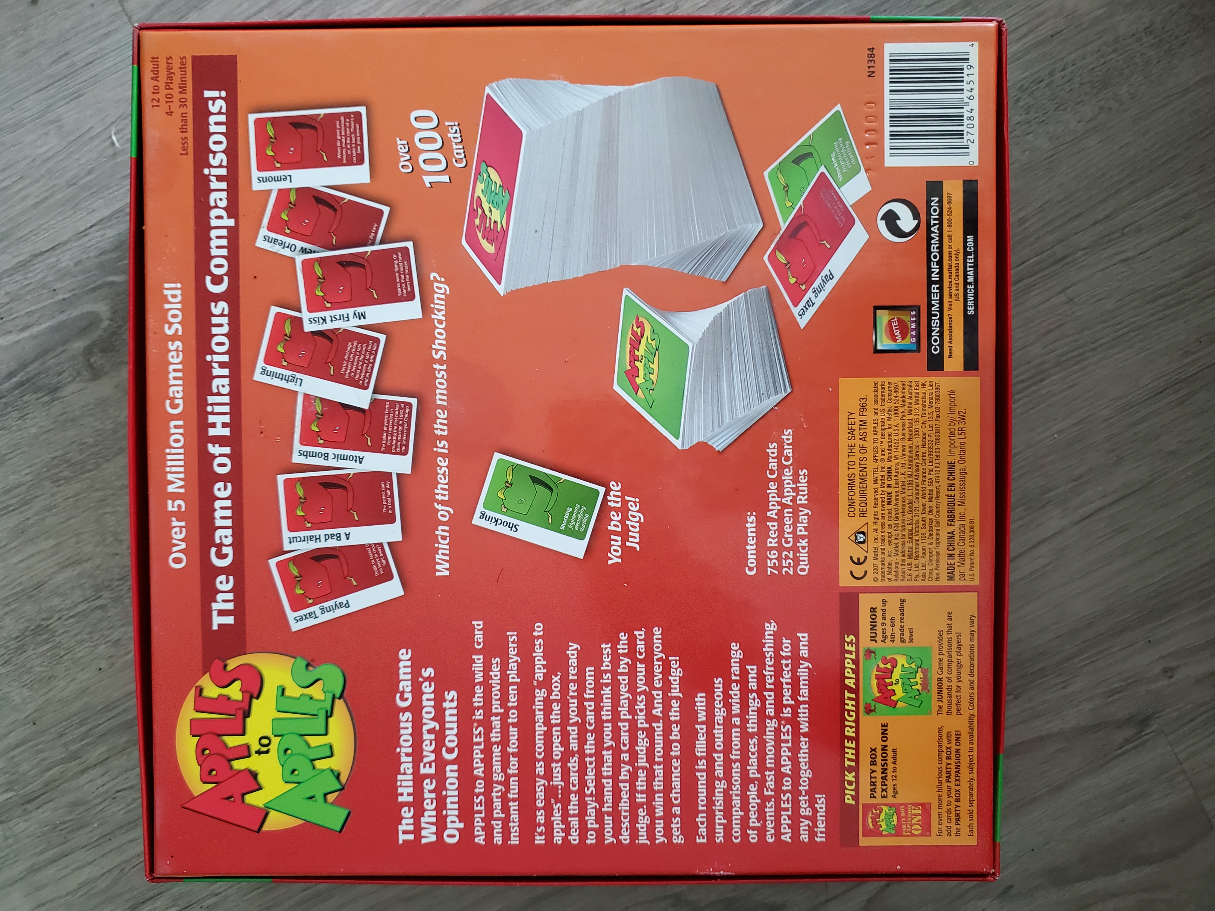 Apples to Apples Party Box