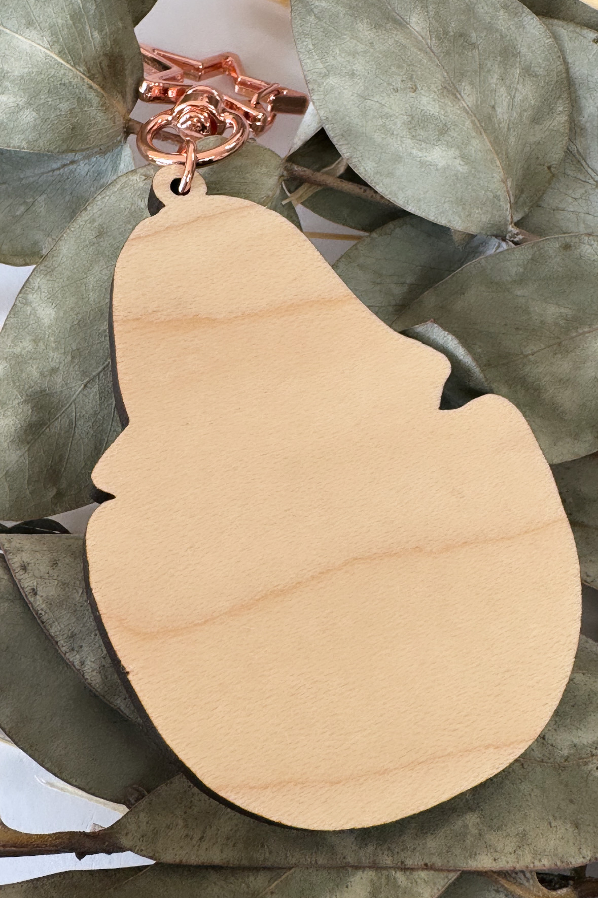 Wooden Keychain Blondie