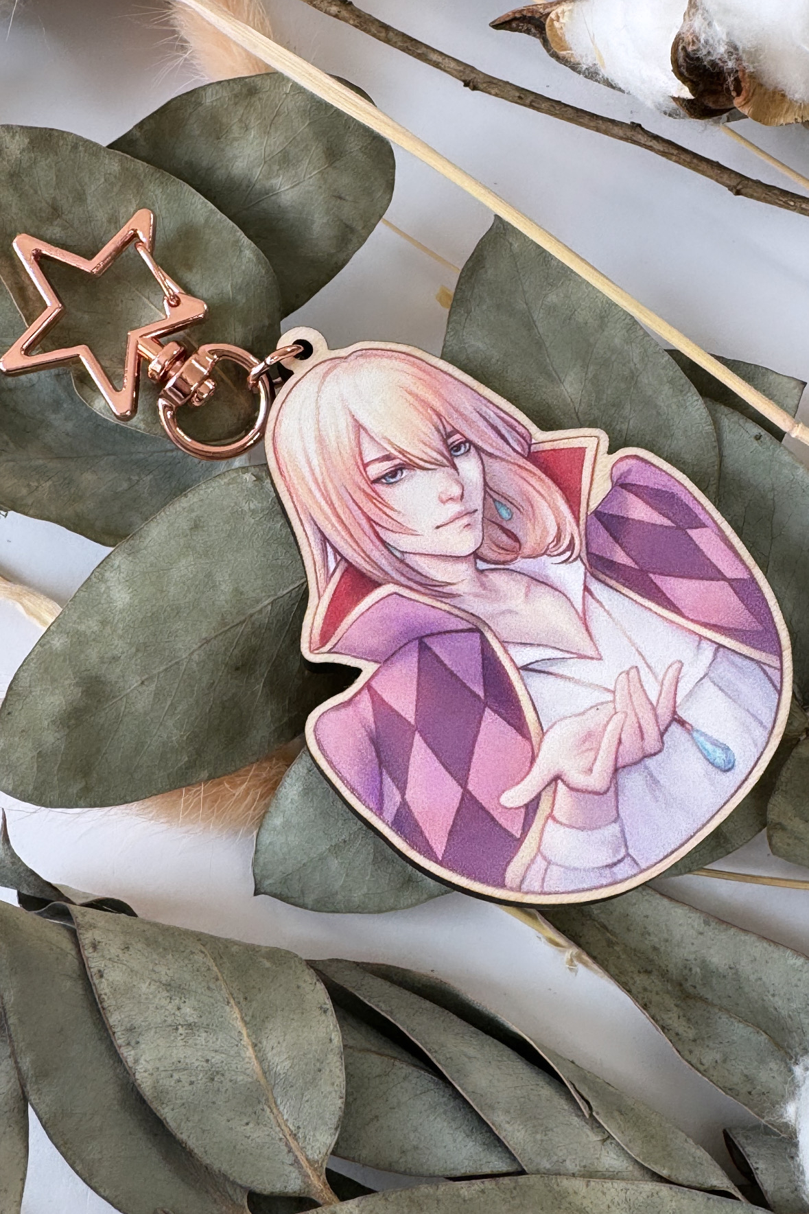 Wooden Keychain Blondie