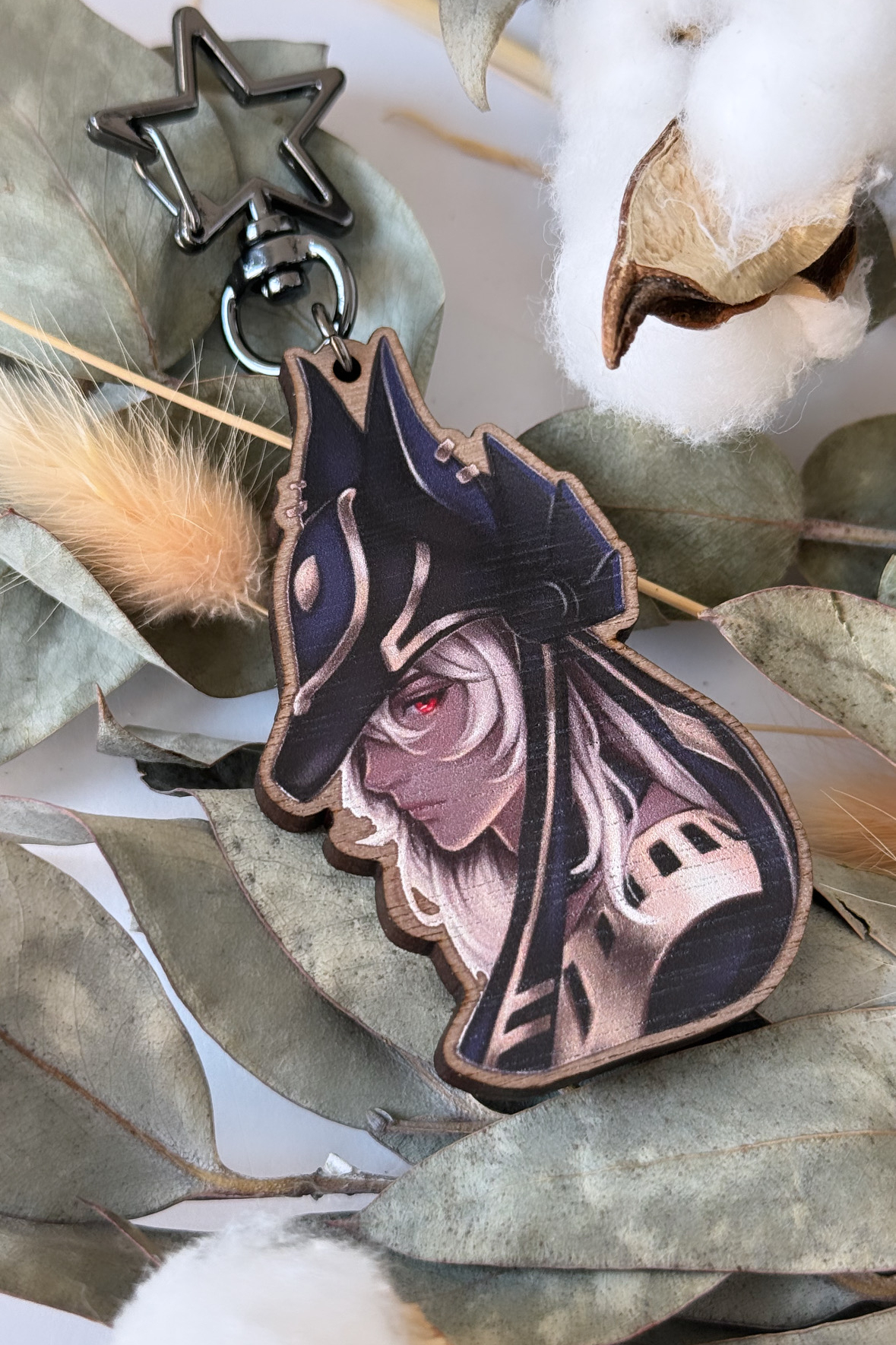 Wooden Keychain Cyno