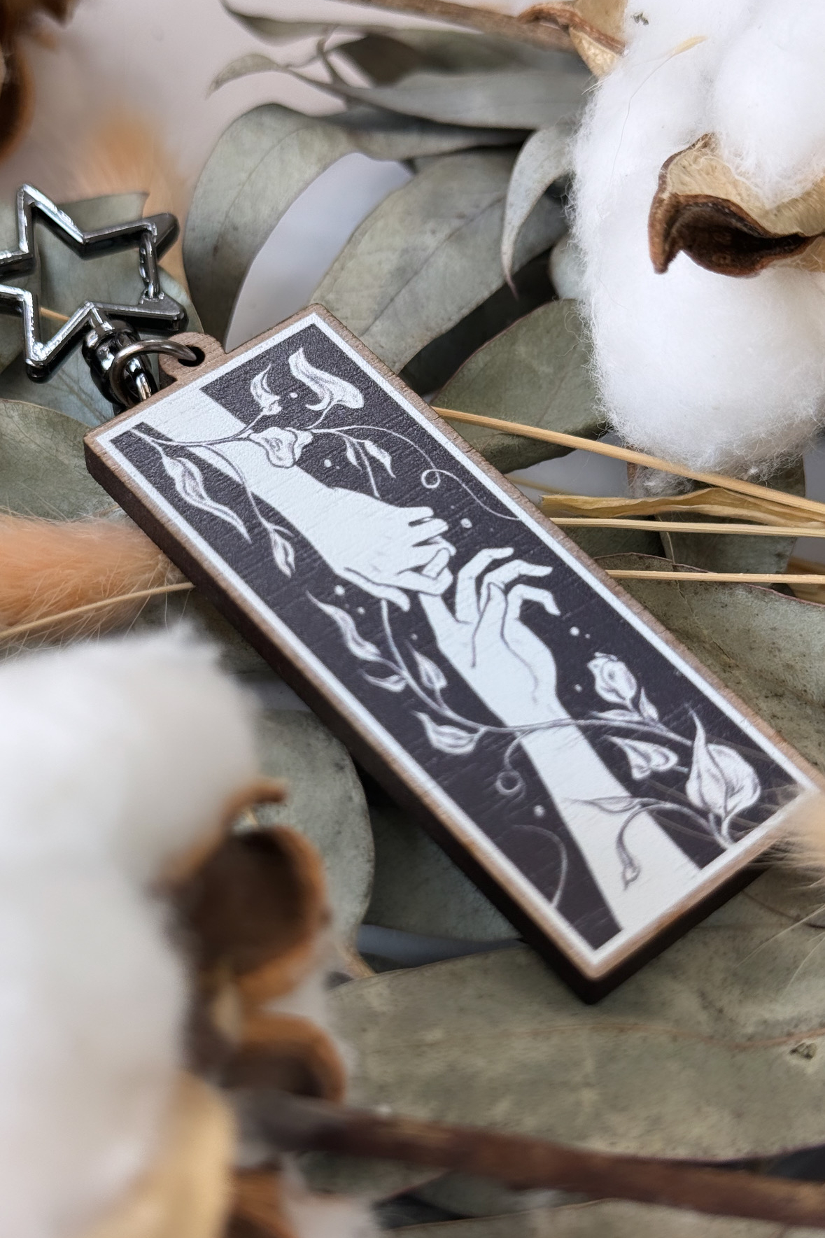 Wooden Keychain Manga