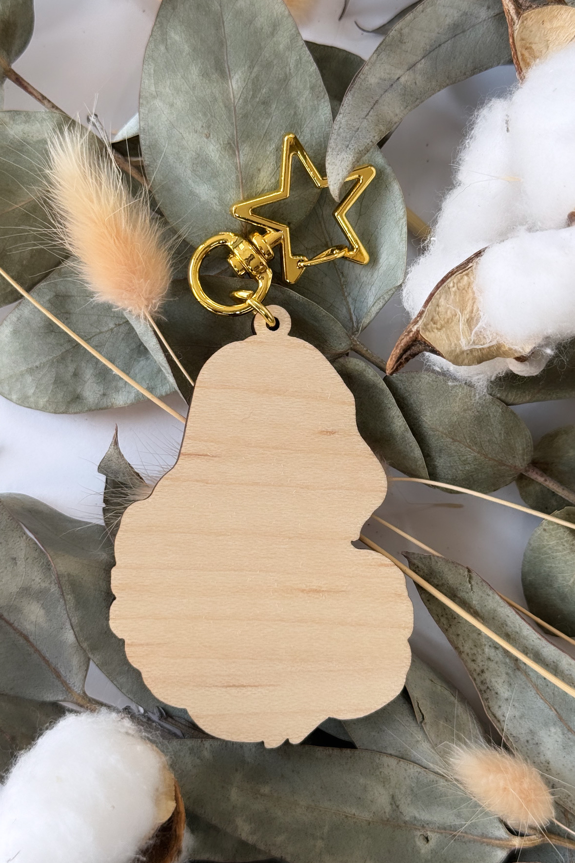 Wooden Keychain Mina